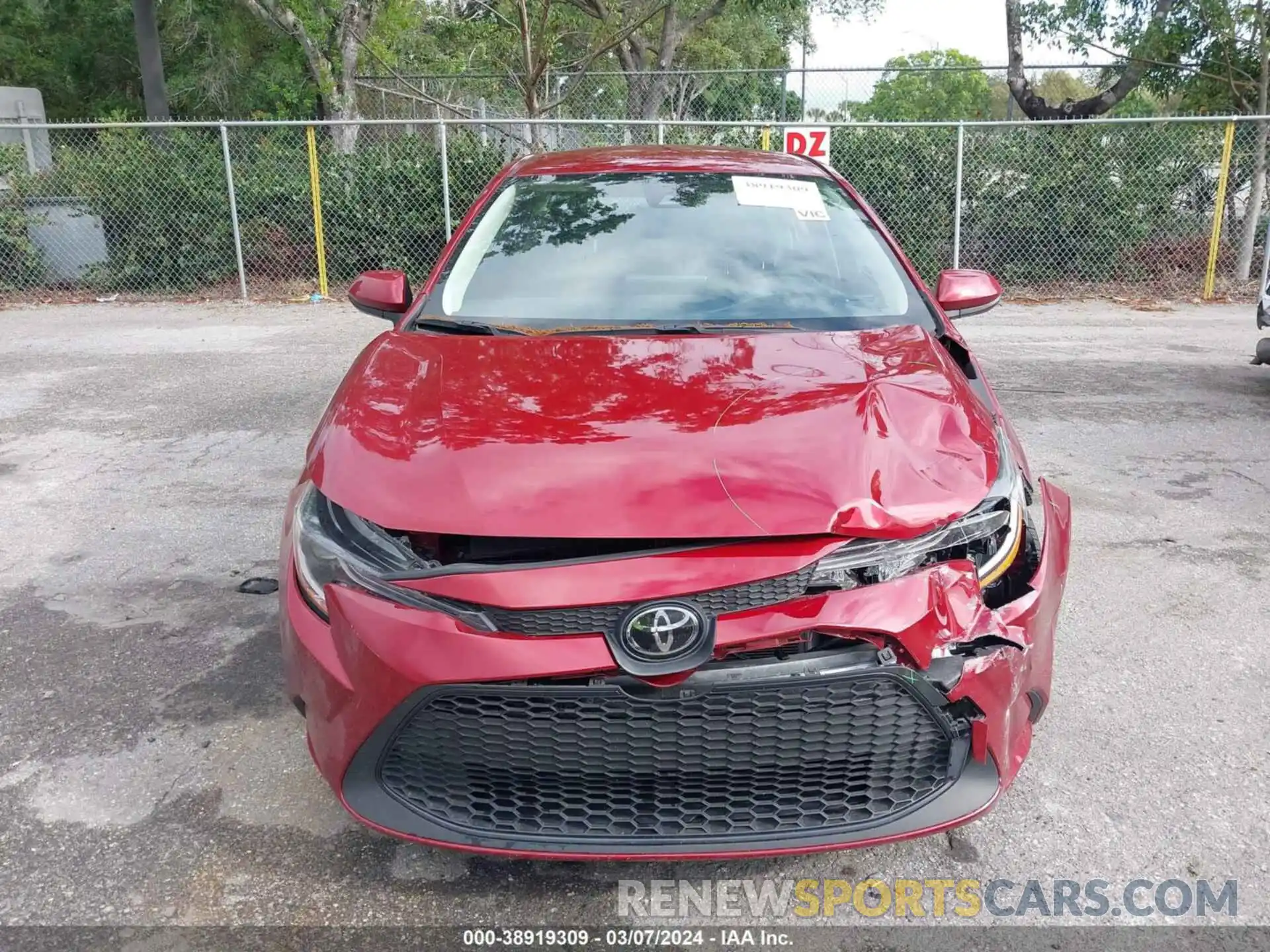 12 Photograph of a damaged car JTDEPMAE1NJ228383 TOYOTA COROLLA 2022