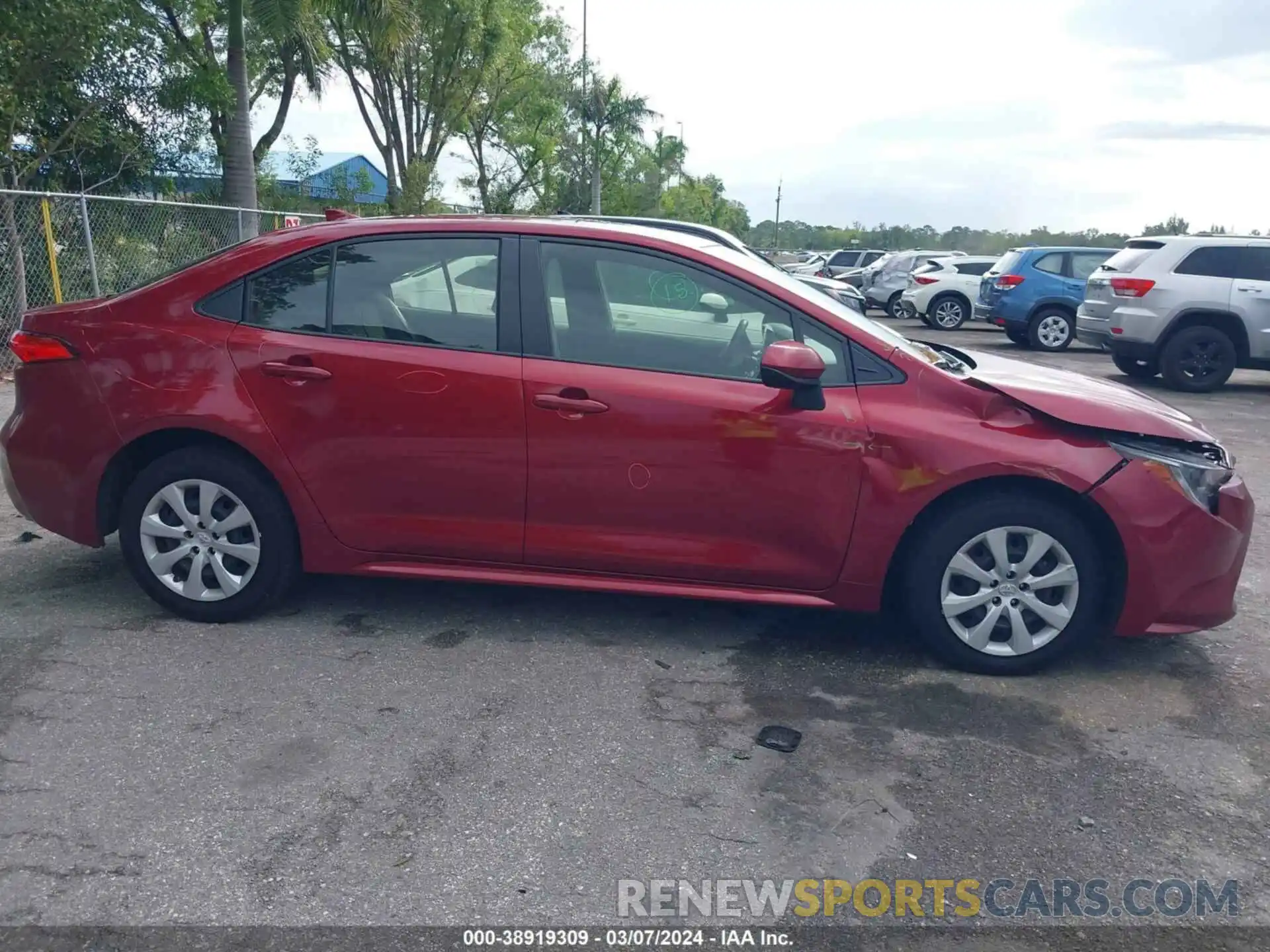 13 Photograph of a damaged car JTDEPMAE1NJ228383 TOYOTA COROLLA 2022