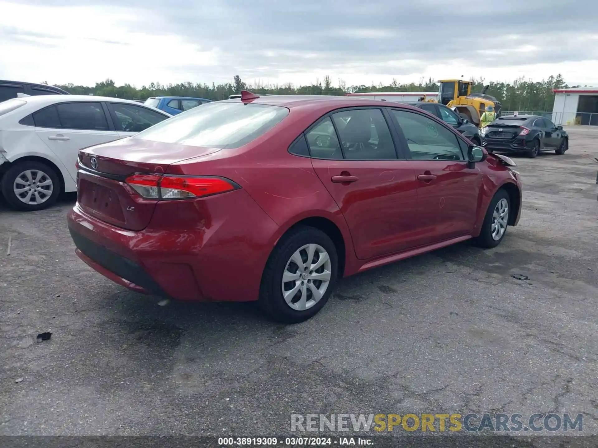 4 Photograph of a damaged car JTDEPMAE1NJ228383 TOYOTA COROLLA 2022