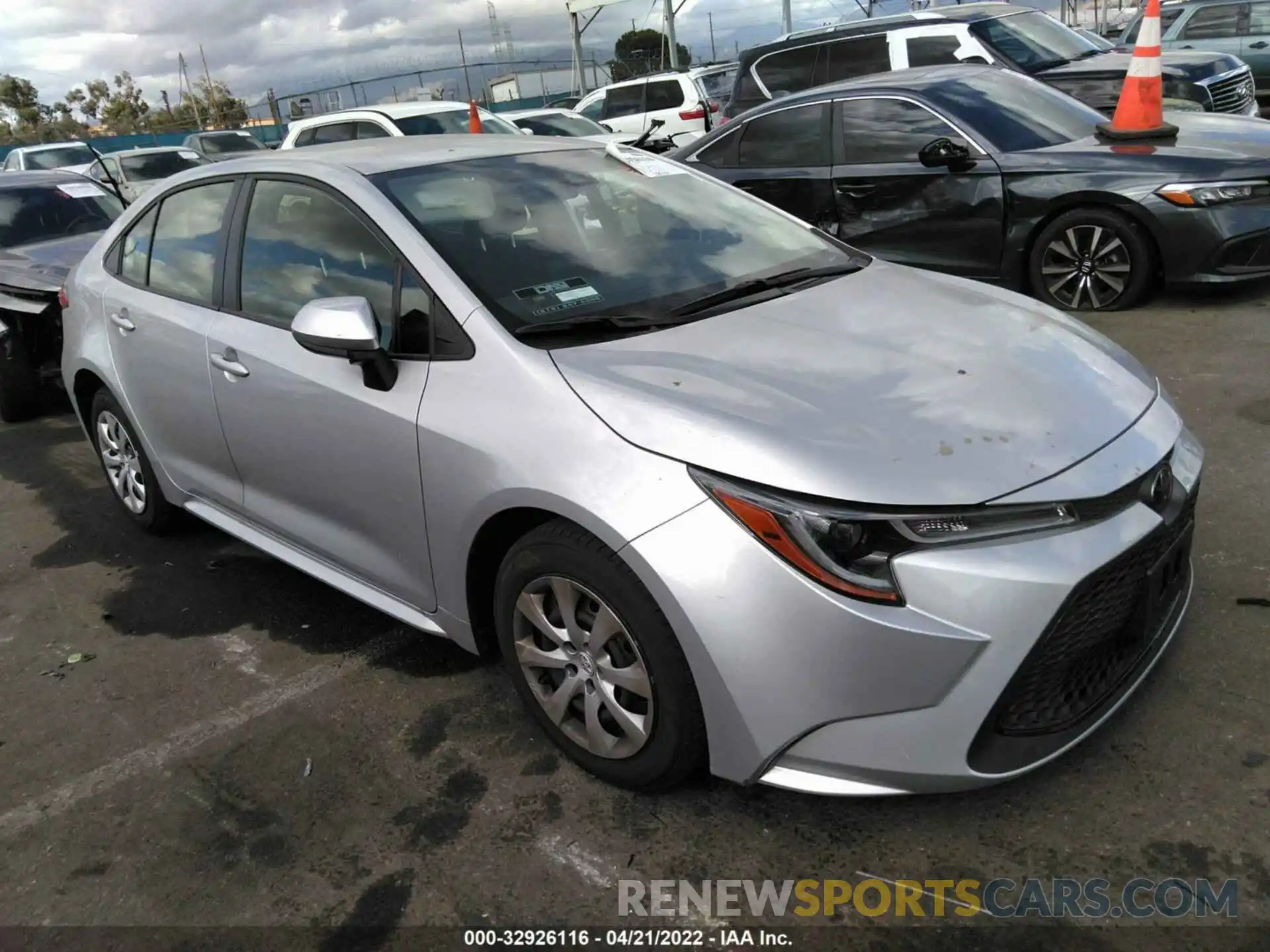 1 Photograph of a damaged car JTDEPMAE2N3004916 TOYOTA COROLLA 2022