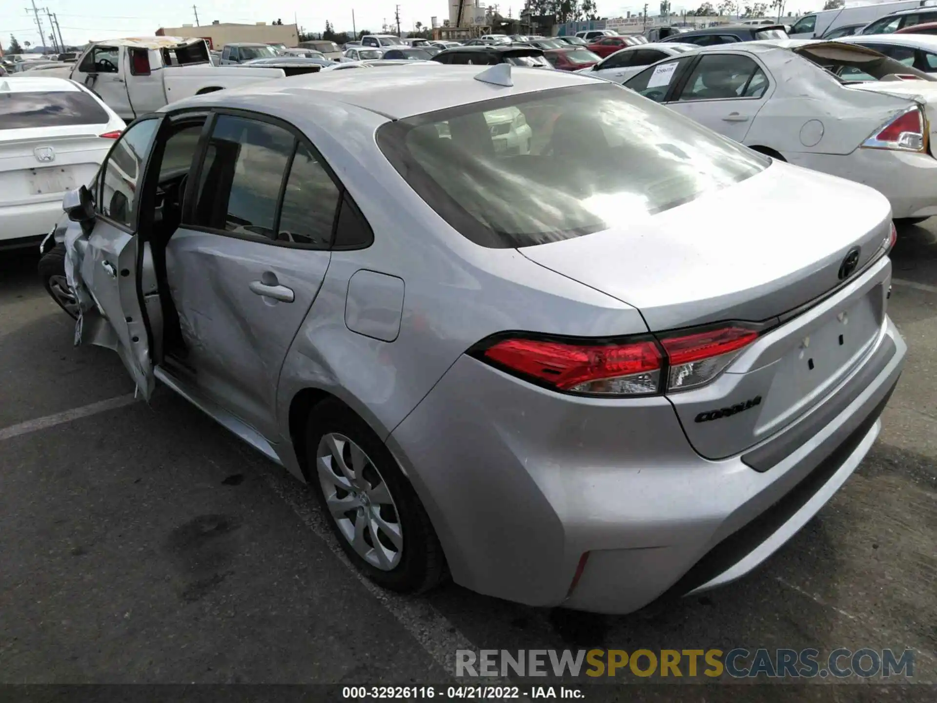 3 Photograph of a damaged car JTDEPMAE2N3004916 TOYOTA COROLLA 2022