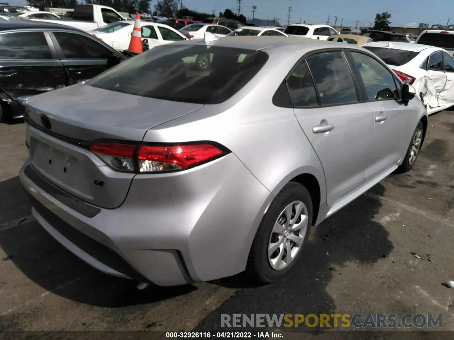 4 Photograph of a damaged car JTDEPMAE2N3004916 TOYOTA COROLLA 2022