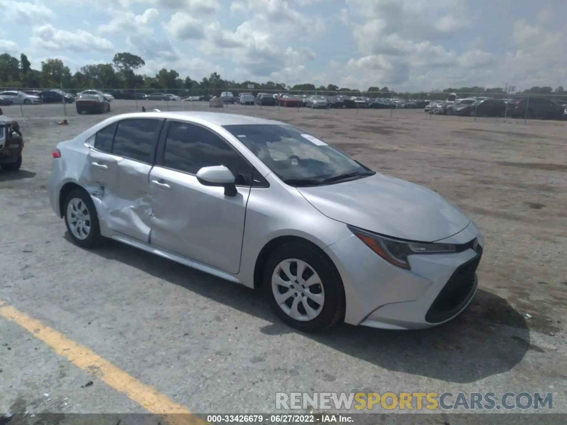 1 Photograph of a damaged car JTDEPMAE2N3005399 TOYOTA COROLLA 2022