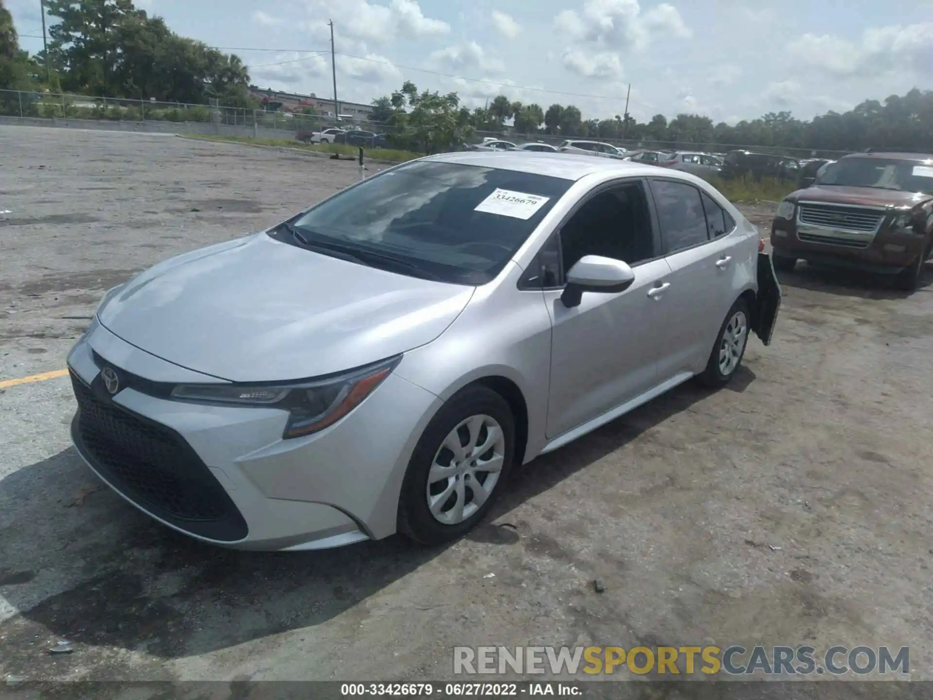 2 Photograph of a damaged car JTDEPMAE2N3005399 TOYOTA COROLLA 2022