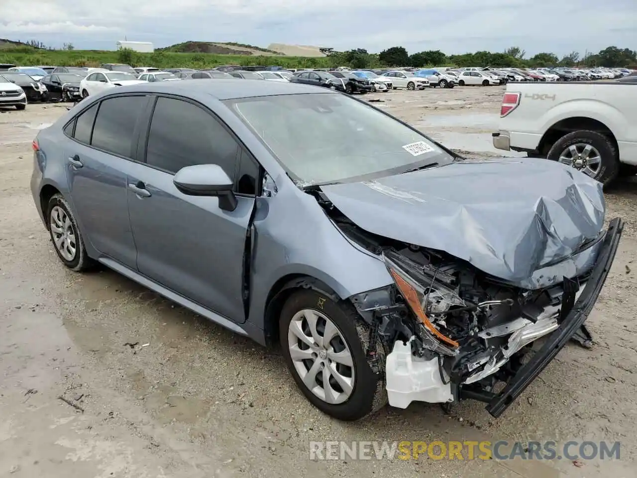 1 Photograph of a damaged car JTDEPMAE2N3005936 TOYOTA COROLLA 2022