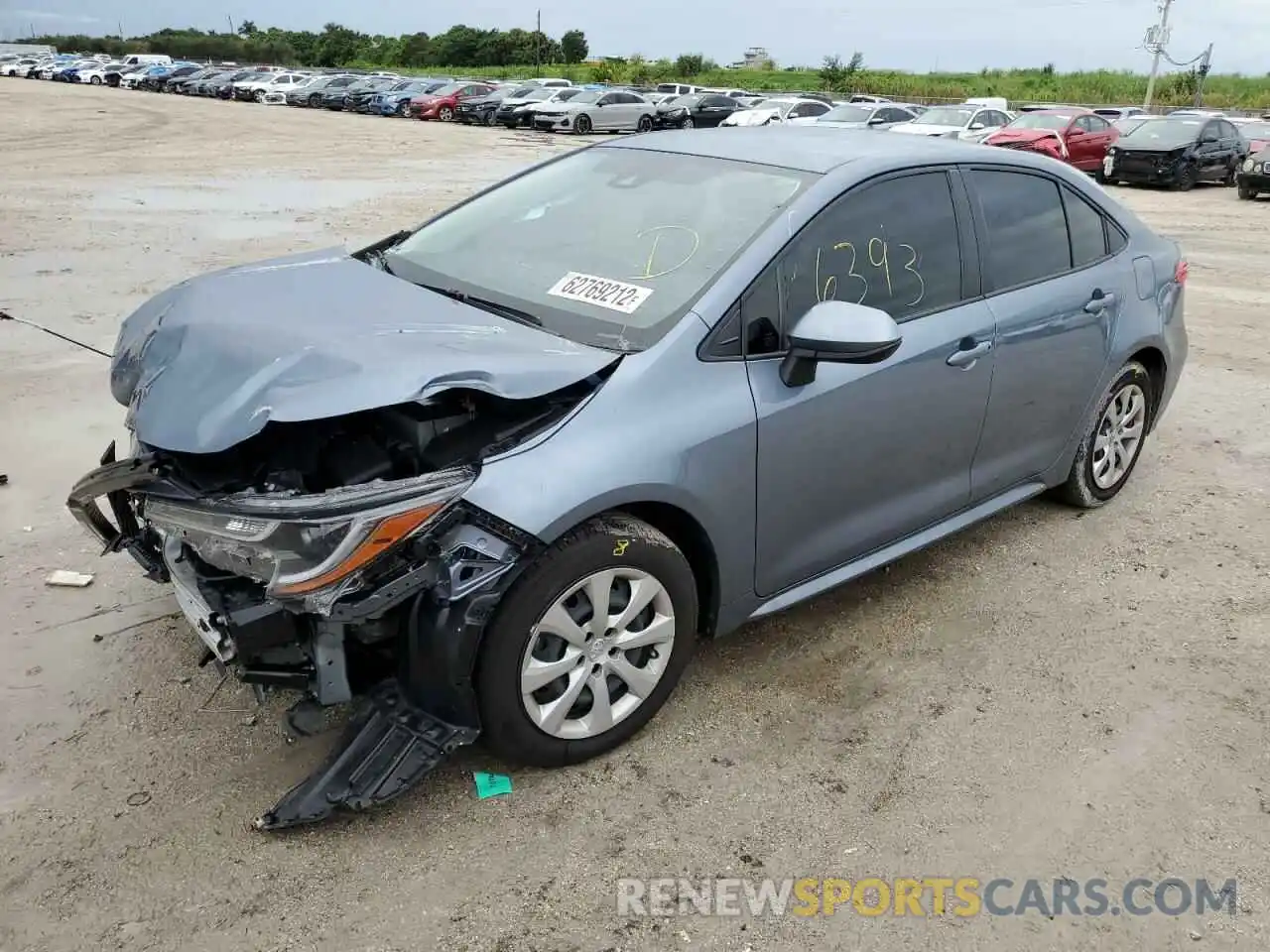 2 Photograph of a damaged car JTDEPMAE2N3005936 TOYOTA COROLLA 2022