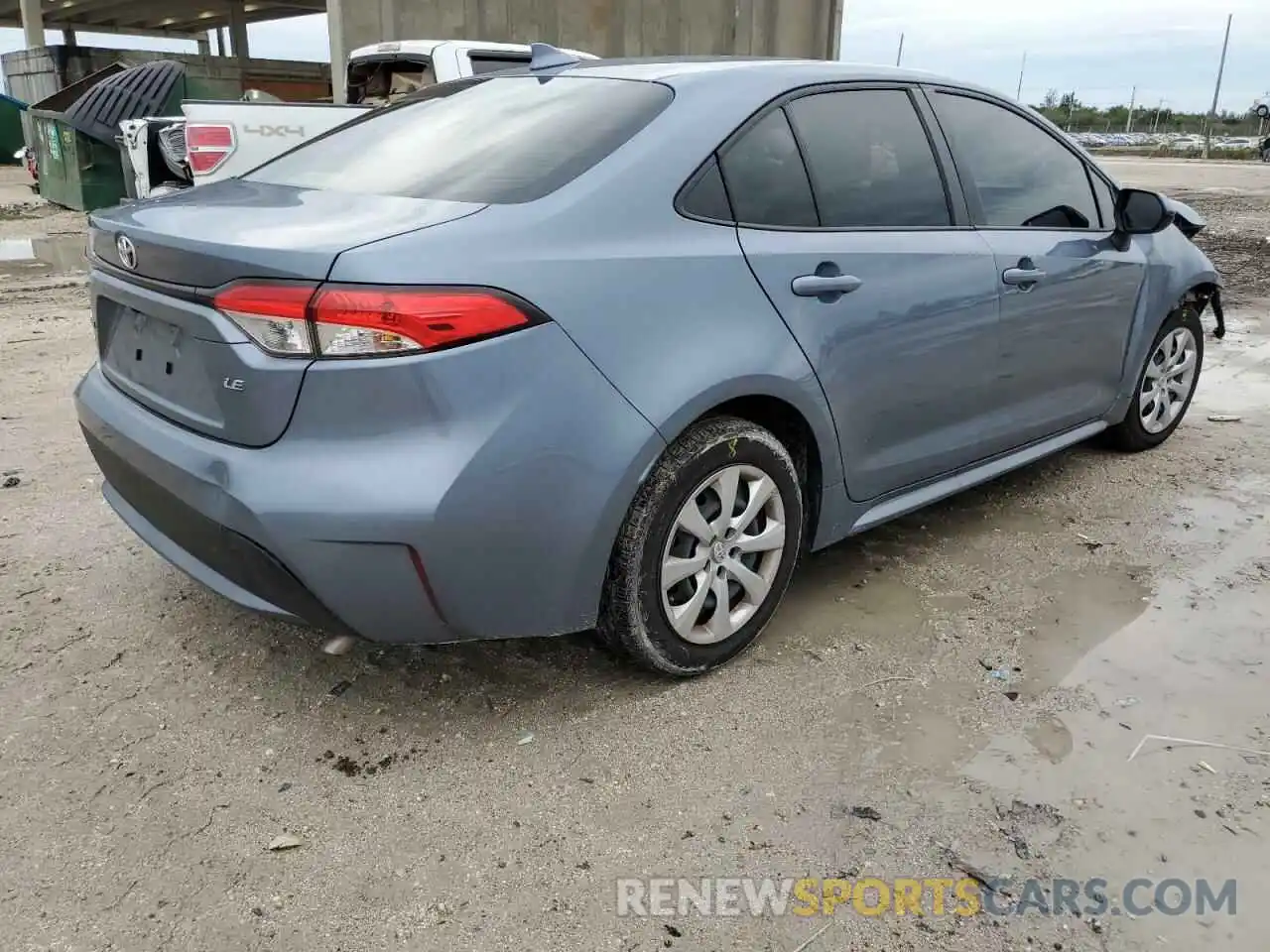 4 Photograph of a damaged car JTDEPMAE2N3005936 TOYOTA COROLLA 2022