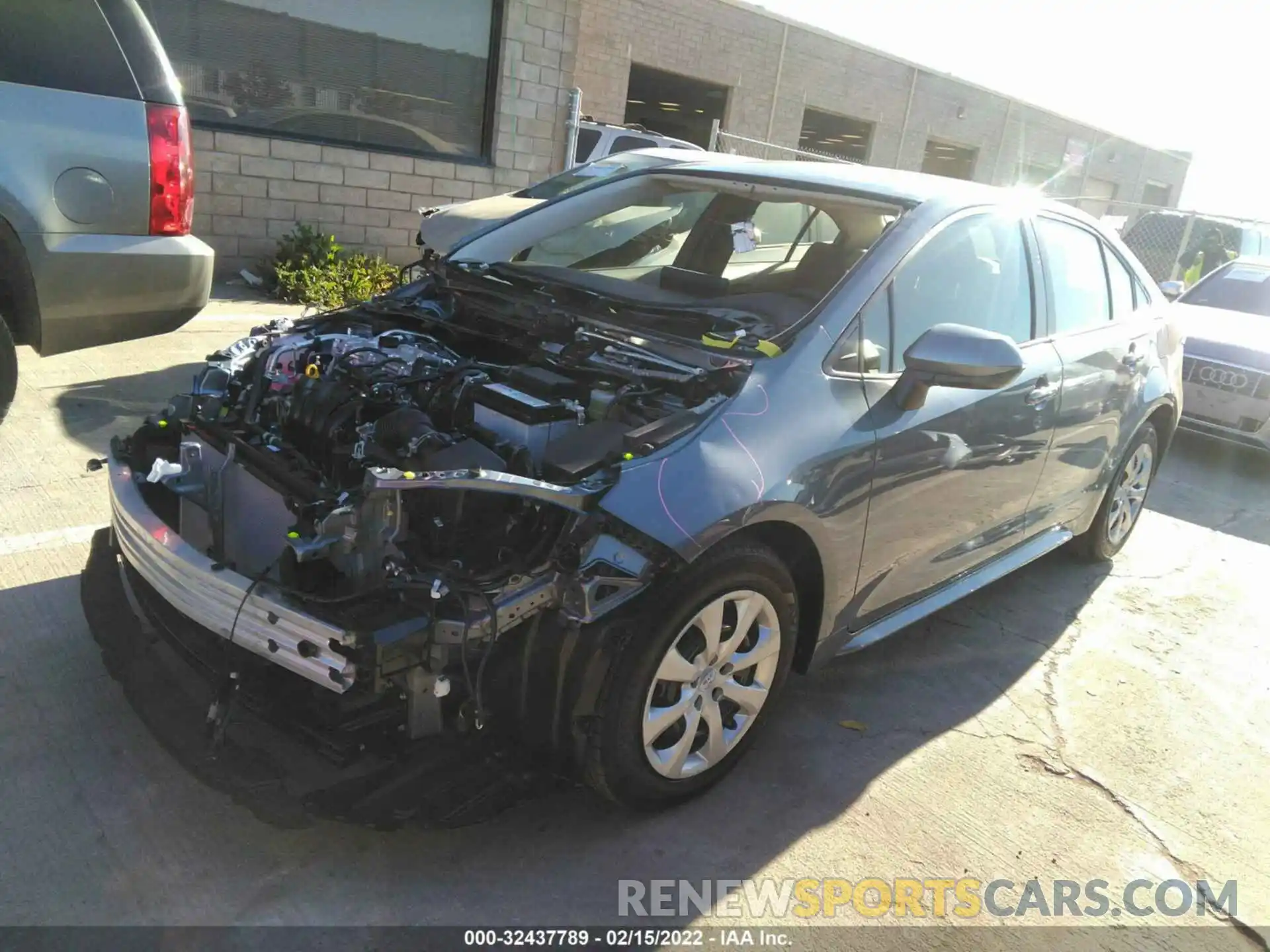 2 Photograph of a damaged car JTDEPMAE2N3006617 TOYOTA COROLLA 2022