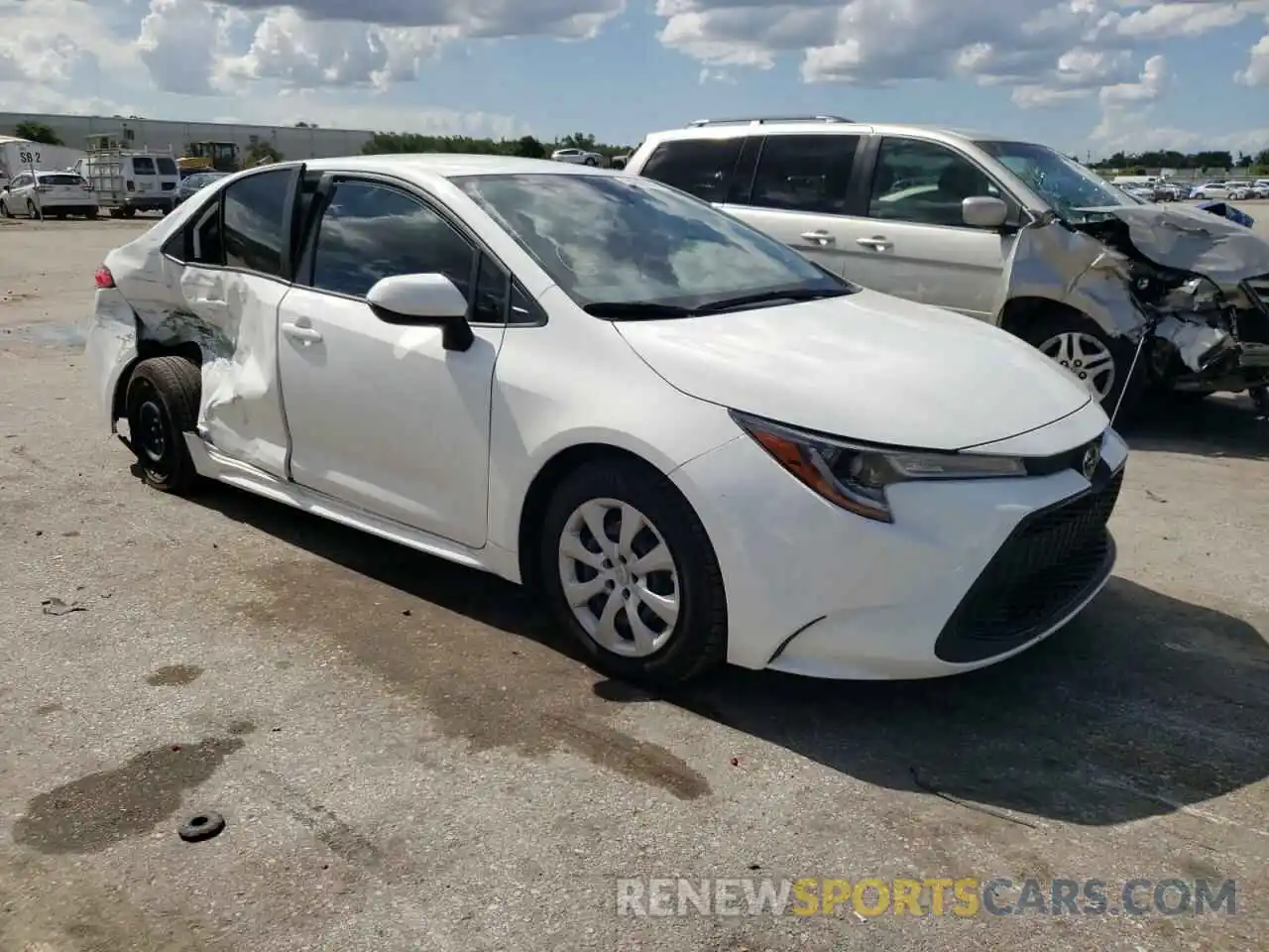 1 Photograph of a damaged car JTDEPMAE2N3007962 TOYOTA COROLLA 2022