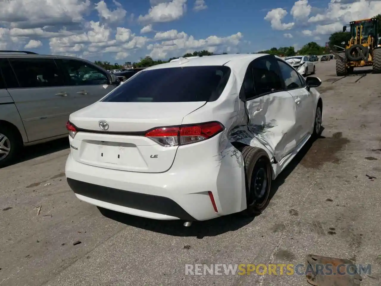 4 Photograph of a damaged car JTDEPMAE2N3007962 TOYOTA COROLLA 2022