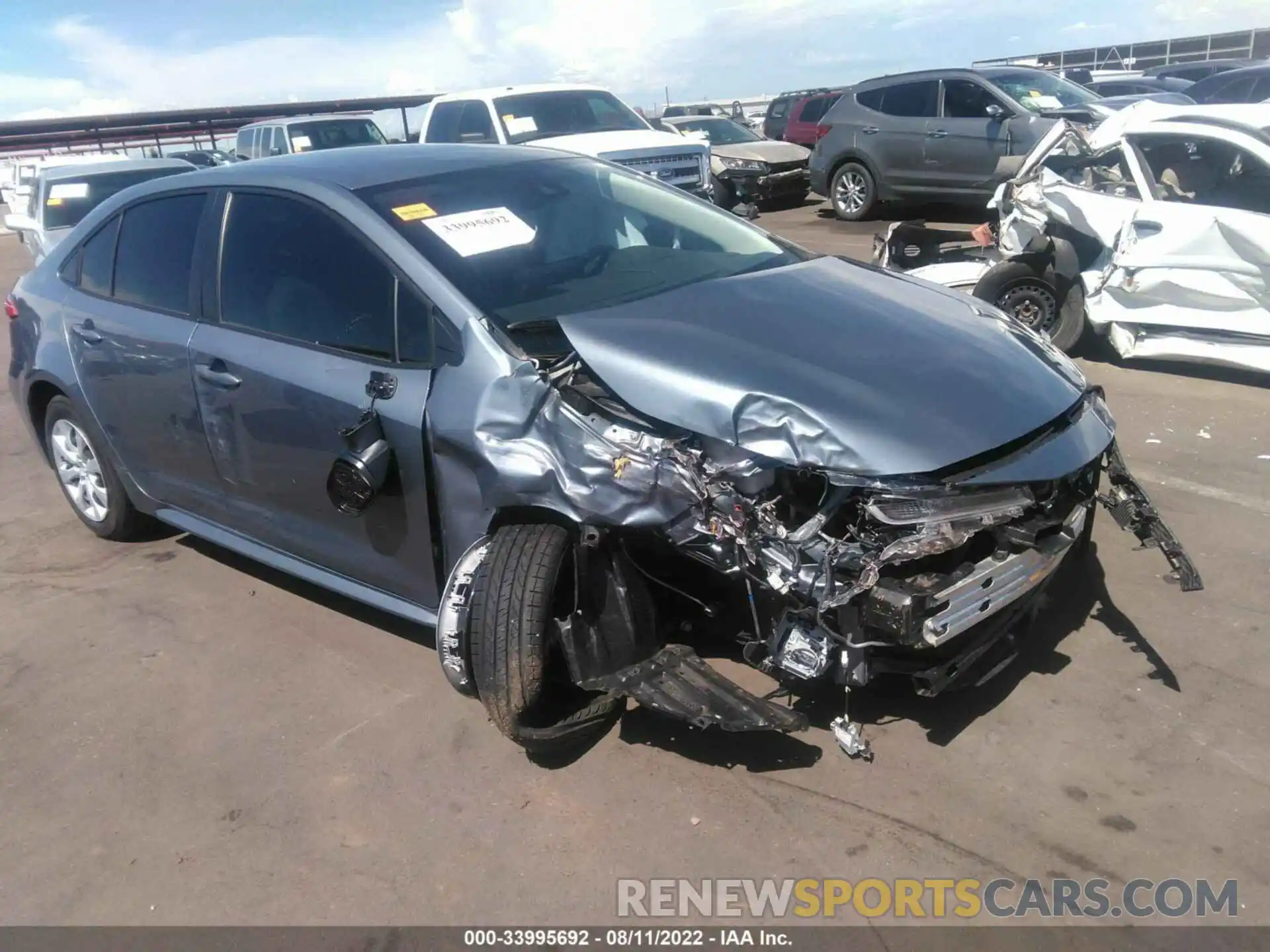 1 Photograph of a damaged car JTDEPMAE2N3009470 TOYOTA COROLLA 2022