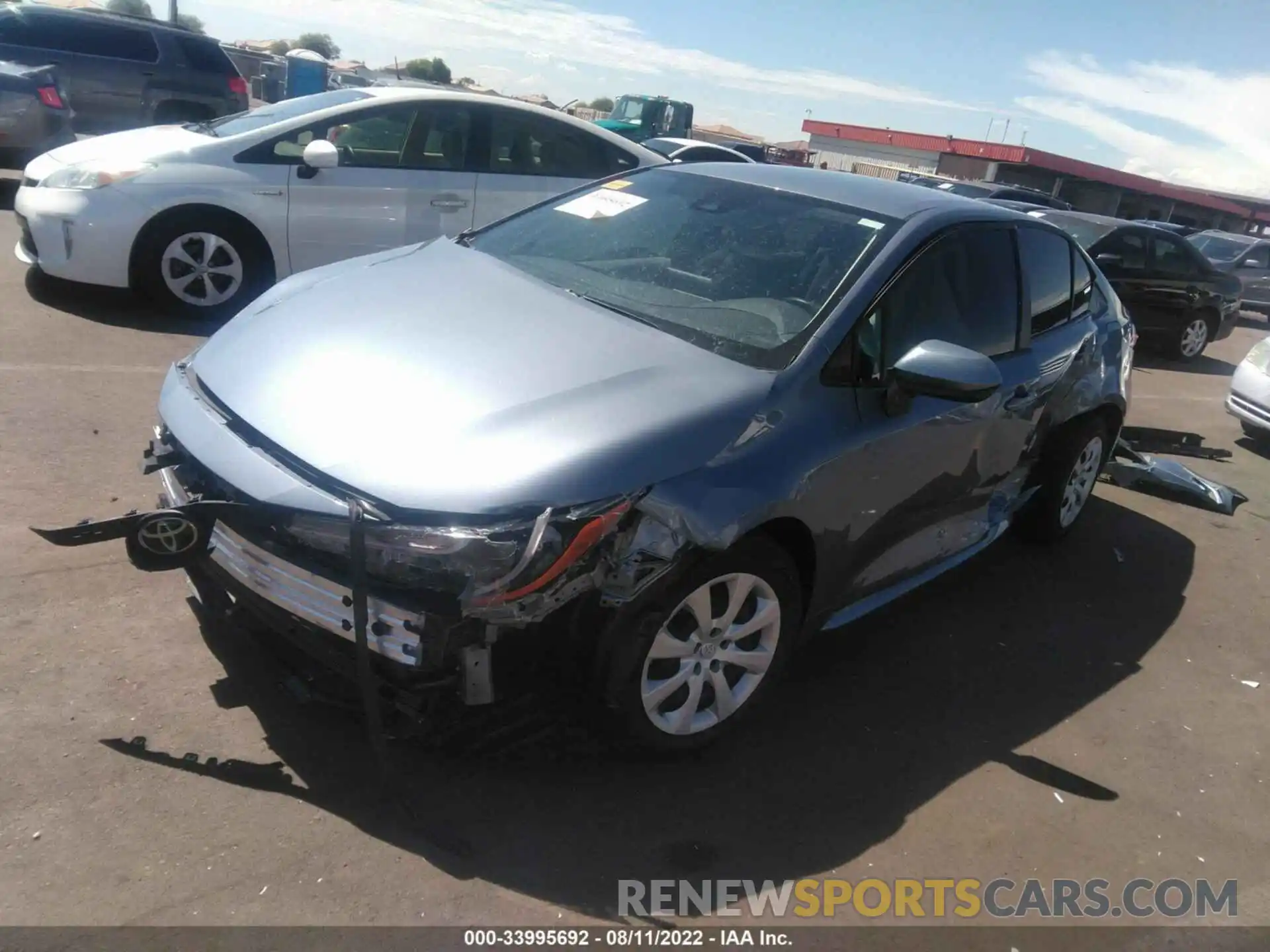 2 Photograph of a damaged car JTDEPMAE2N3009470 TOYOTA COROLLA 2022