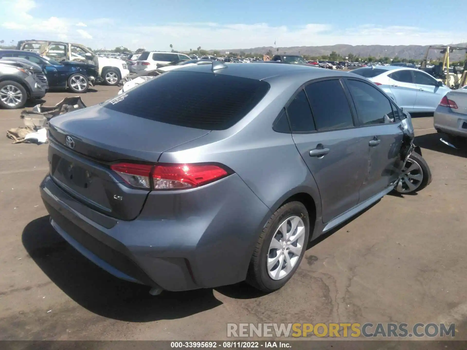 4 Photograph of a damaged car JTDEPMAE2N3009470 TOYOTA COROLLA 2022