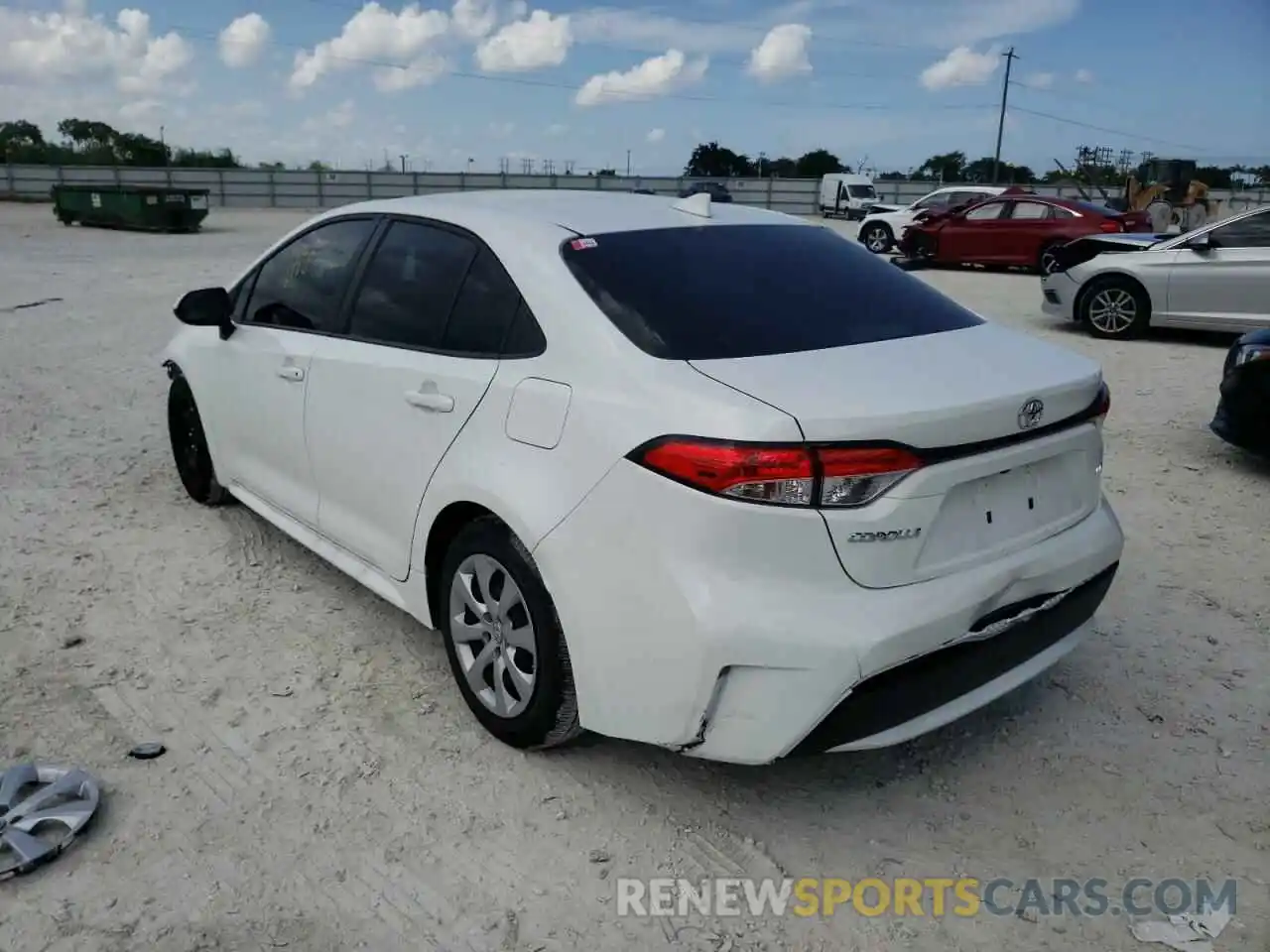 3 Photograph of a damaged car JTDEPMAE2N3016516 TOYOTA COROLLA 2022