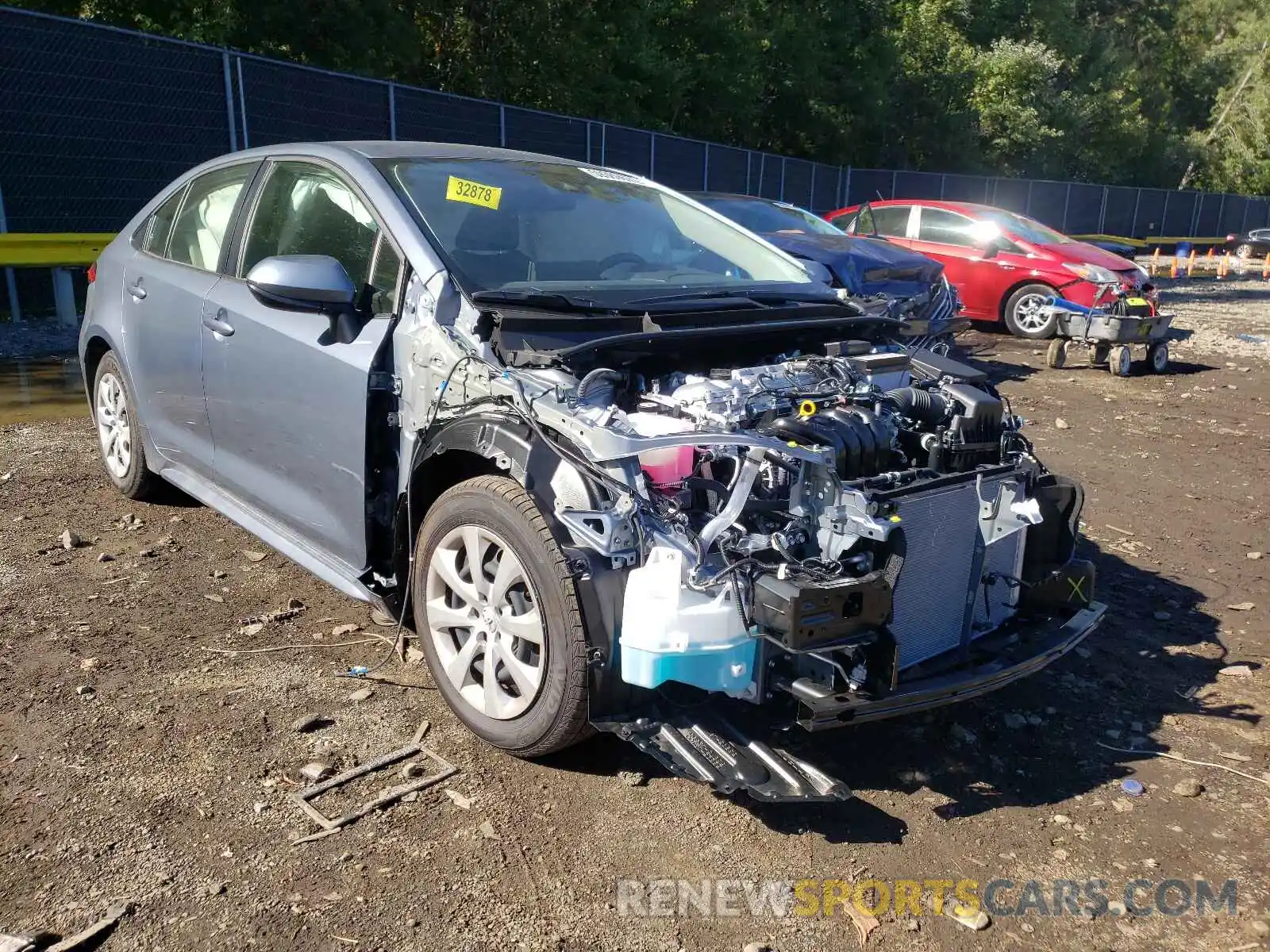 1 Photograph of a damaged car JTDEPMAE2NJ191635 TOYOTA COROLLA 2022