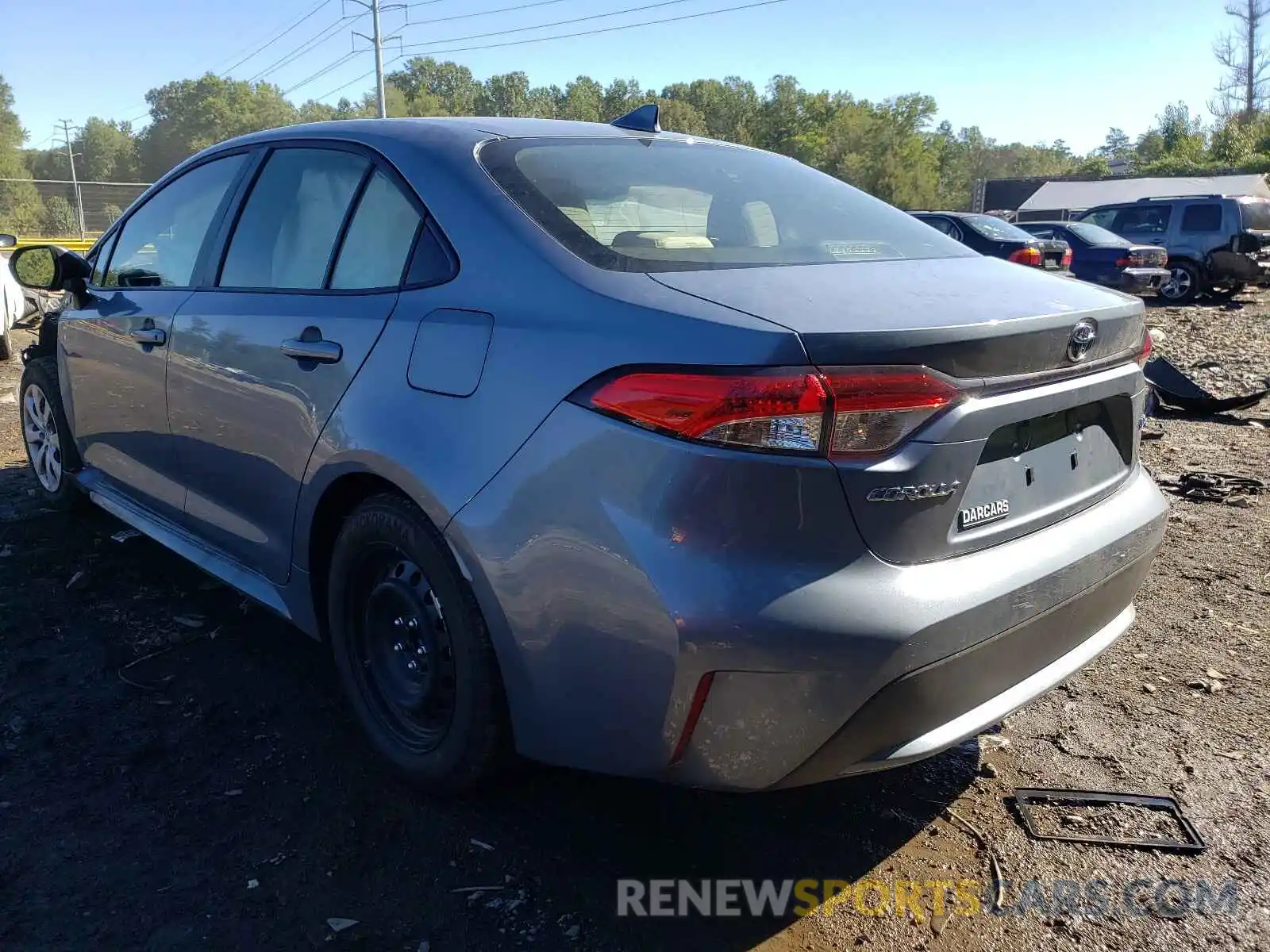 3 Photograph of a damaged car JTDEPMAE2NJ191635 TOYOTA COROLLA 2022