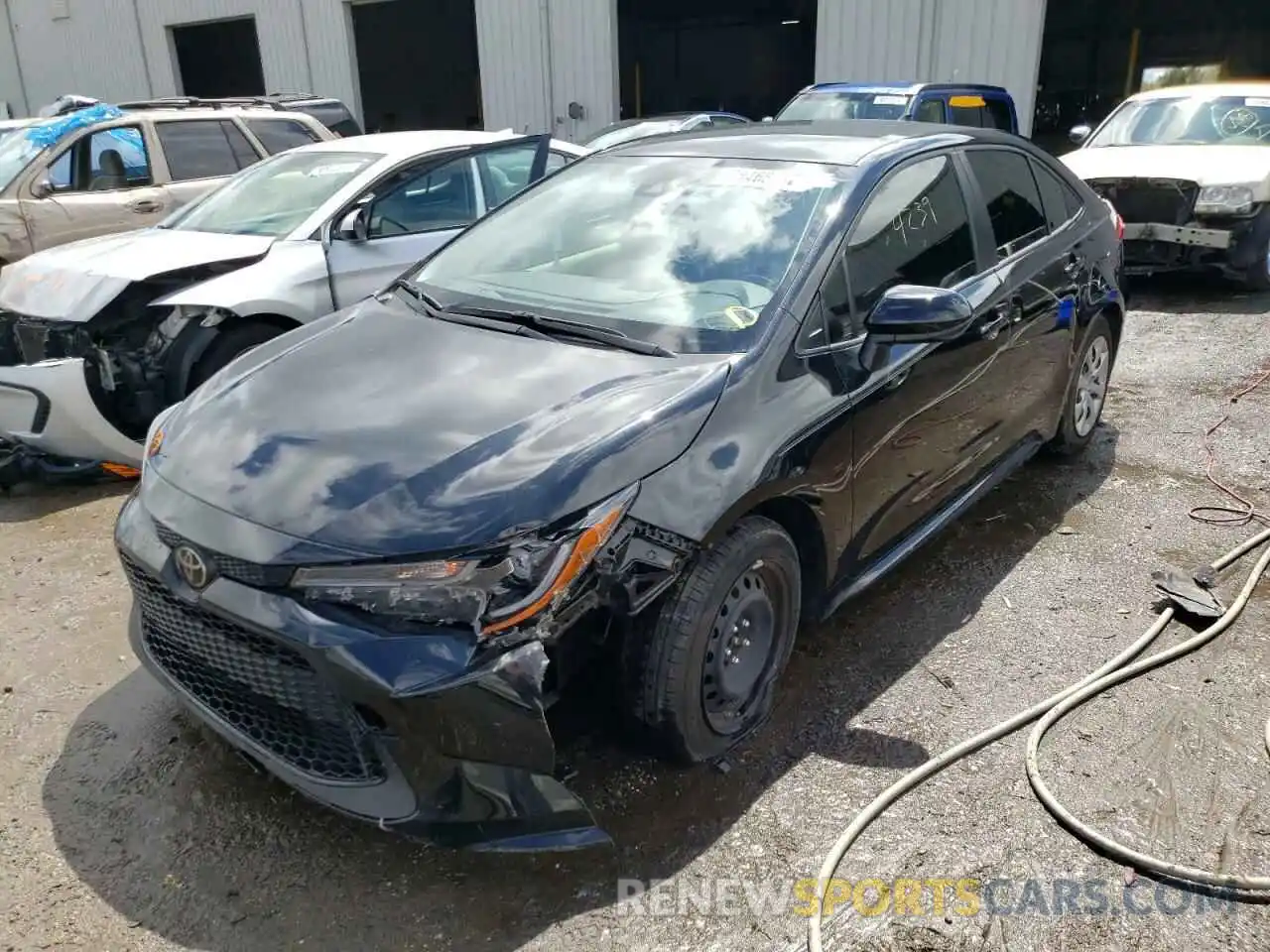 2 Photograph of a damaged car JTDEPMAE2NJ192137 TOYOTA COROLLA 2022