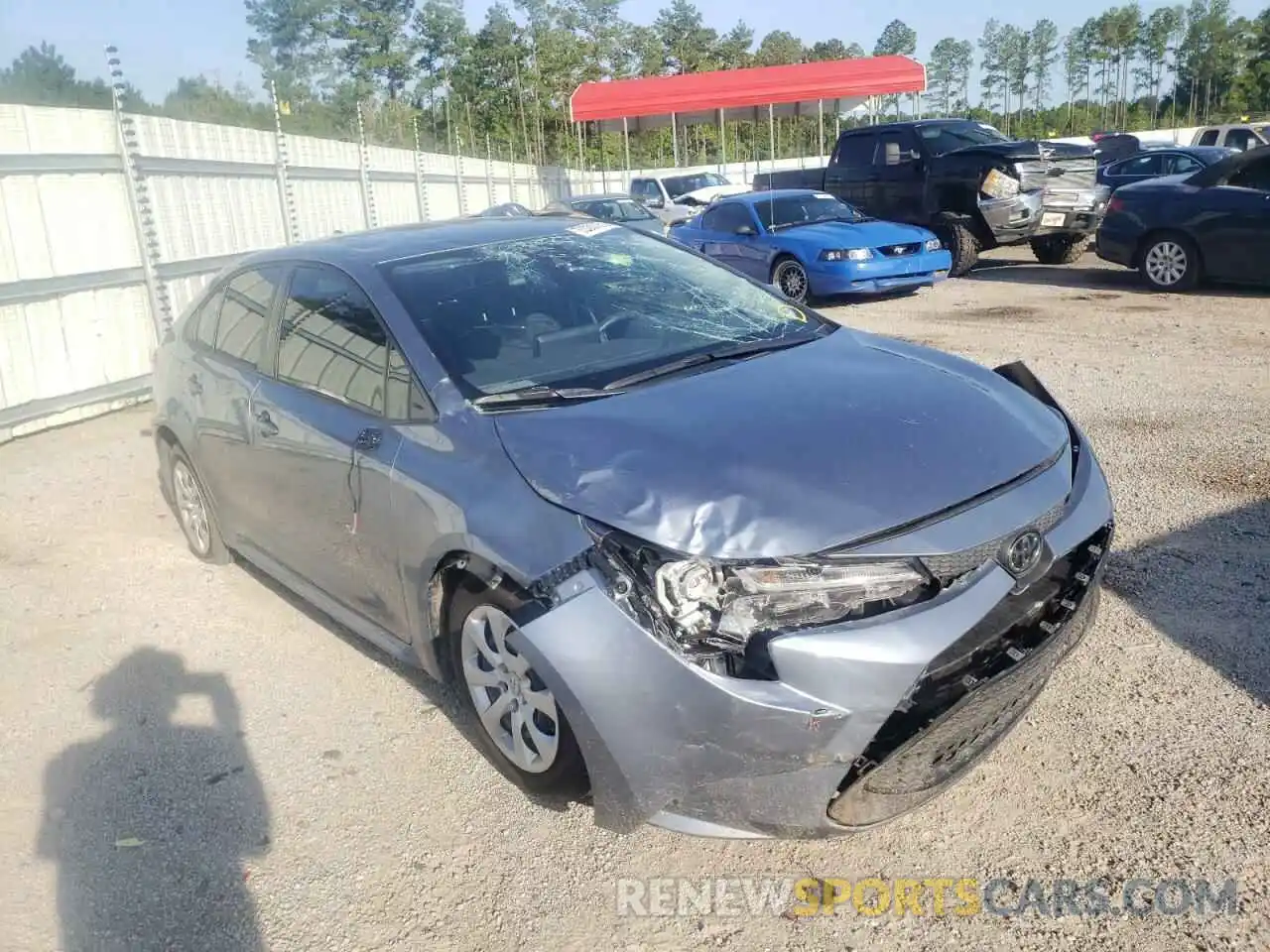 1 Photograph of a damaged car JTDEPMAE2NJ192753 TOYOTA COROLLA 2022