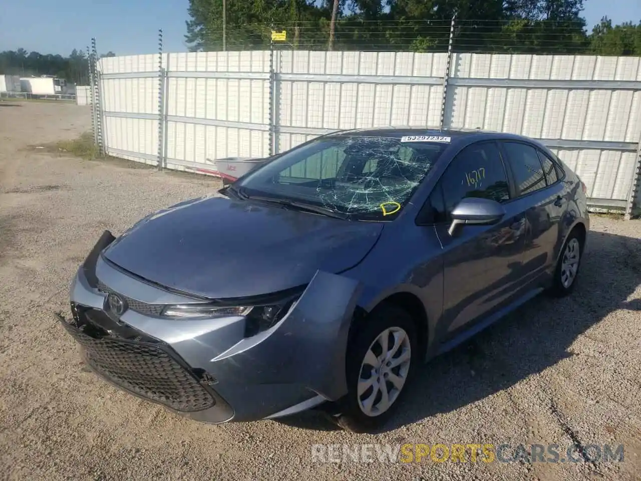 2 Photograph of a damaged car JTDEPMAE2NJ192753 TOYOTA COROLLA 2022