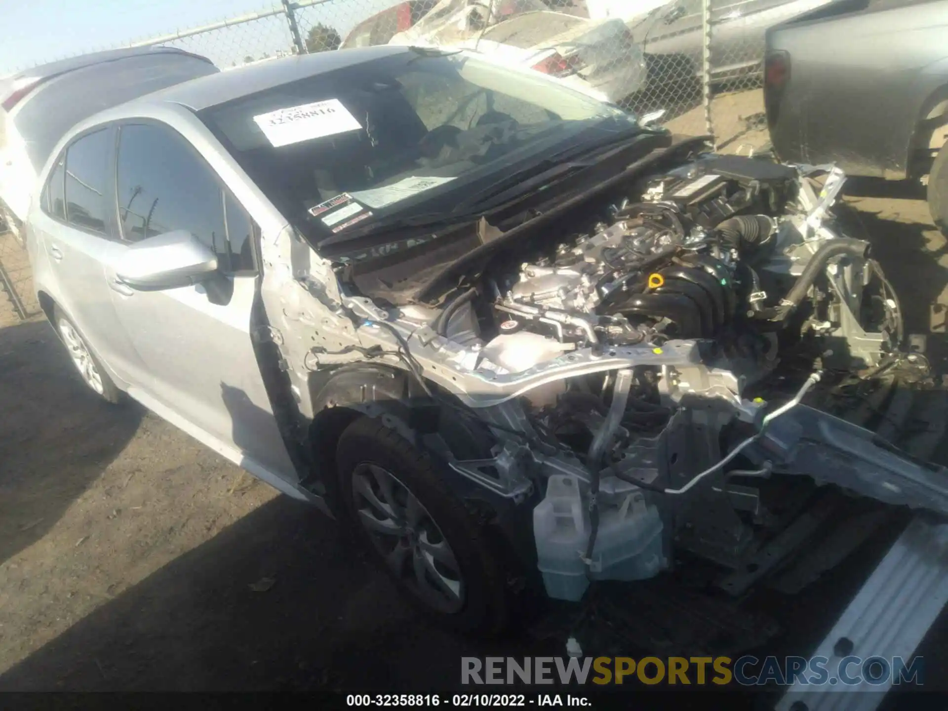 1 Photograph of a damaged car JTDEPMAE2NJ192915 TOYOTA COROLLA 2022