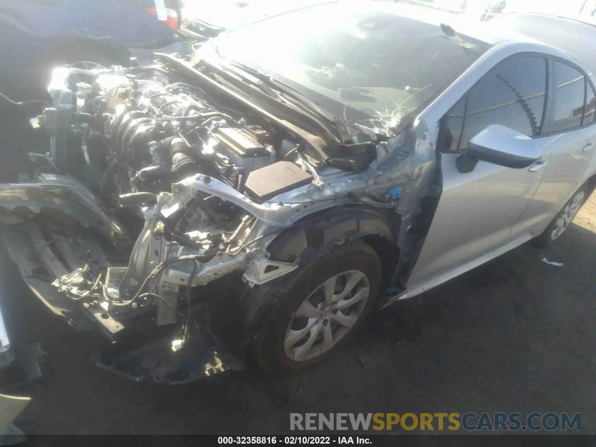 2 Photograph of a damaged car JTDEPMAE2NJ192915 TOYOTA COROLLA 2022