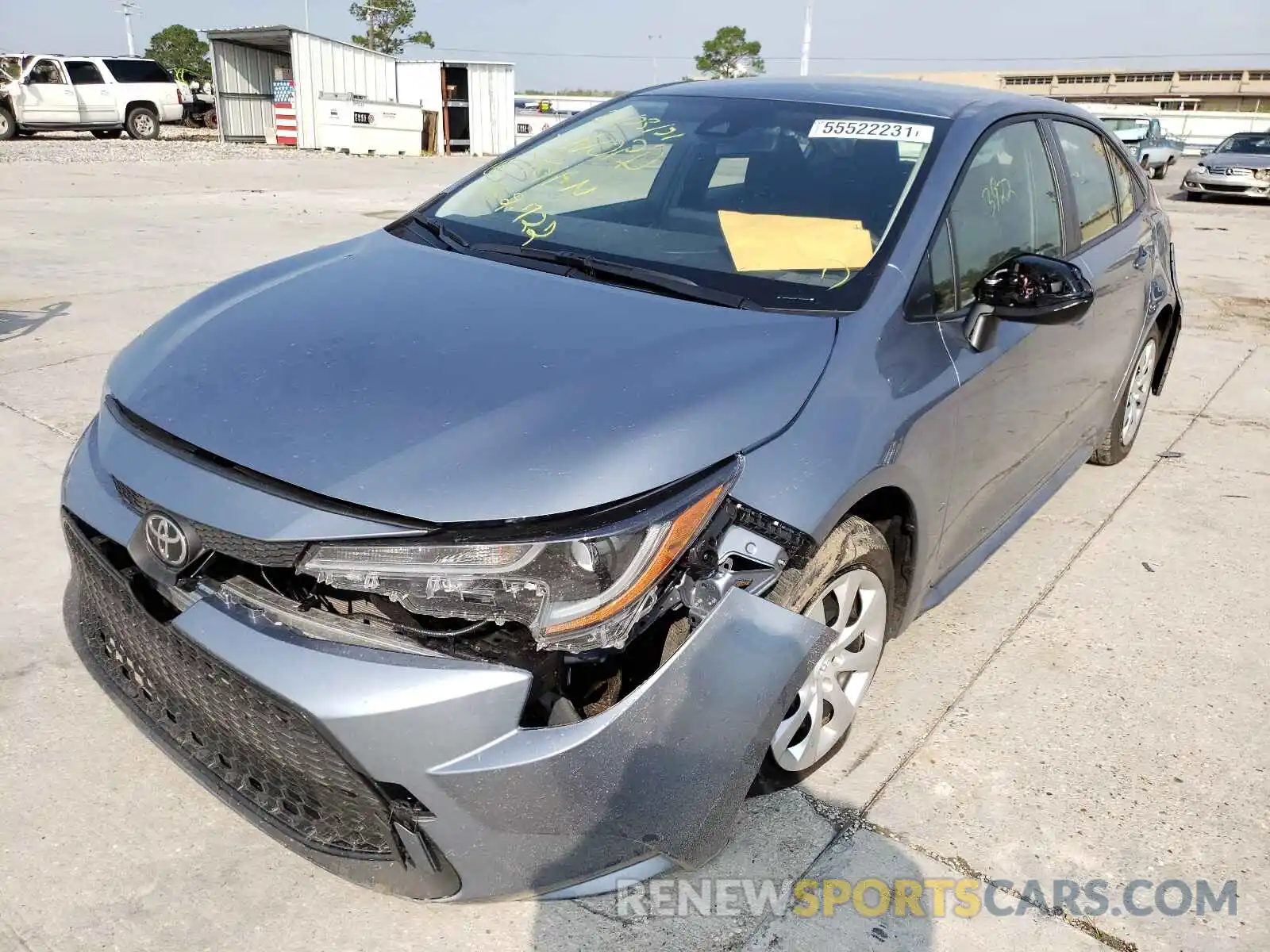 2 Photograph of a damaged car JTDEPMAE2NJ192946 TOYOTA COROLLA 2022