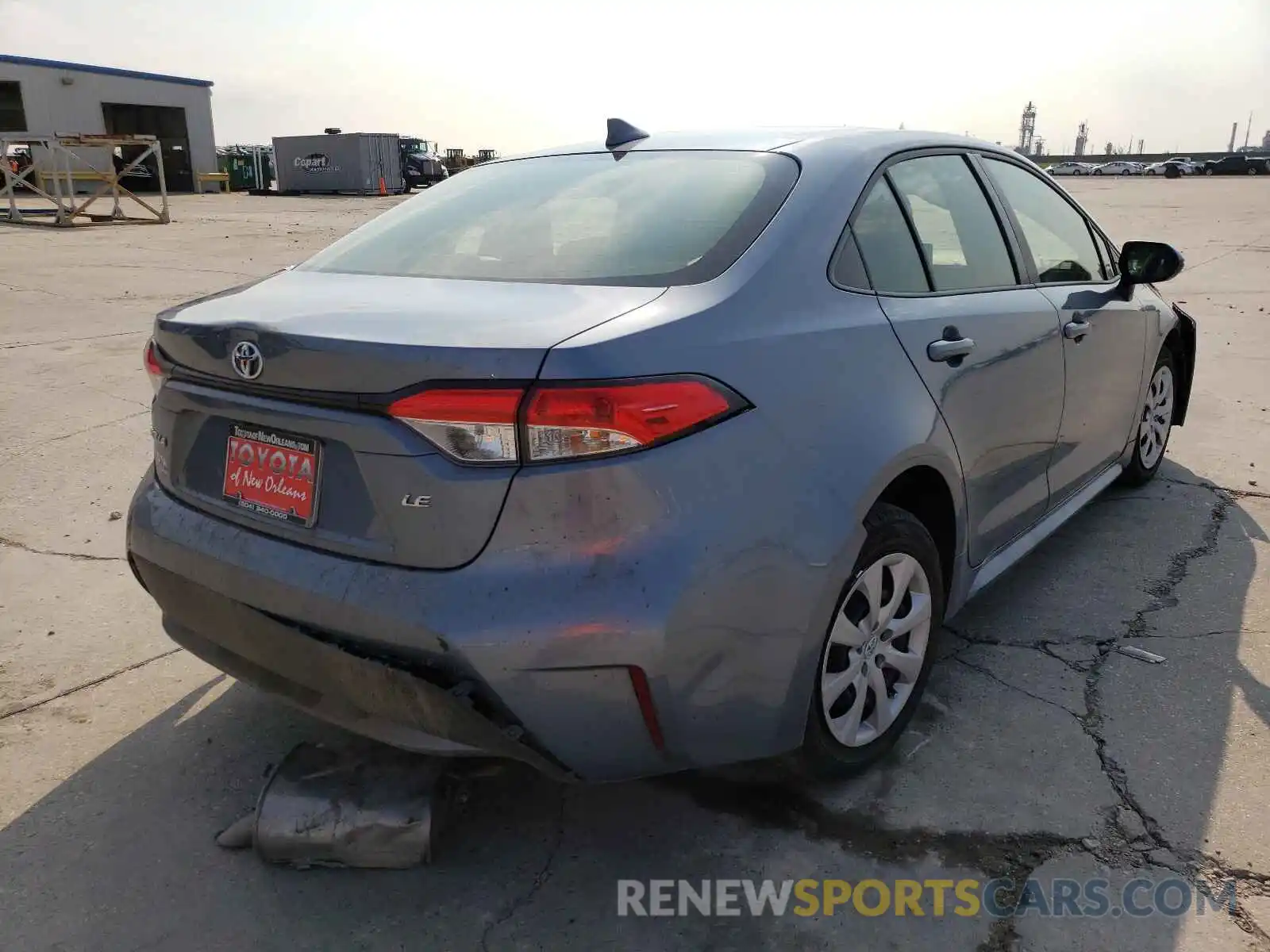 4 Photograph of a damaged car JTDEPMAE2NJ192946 TOYOTA COROLLA 2022