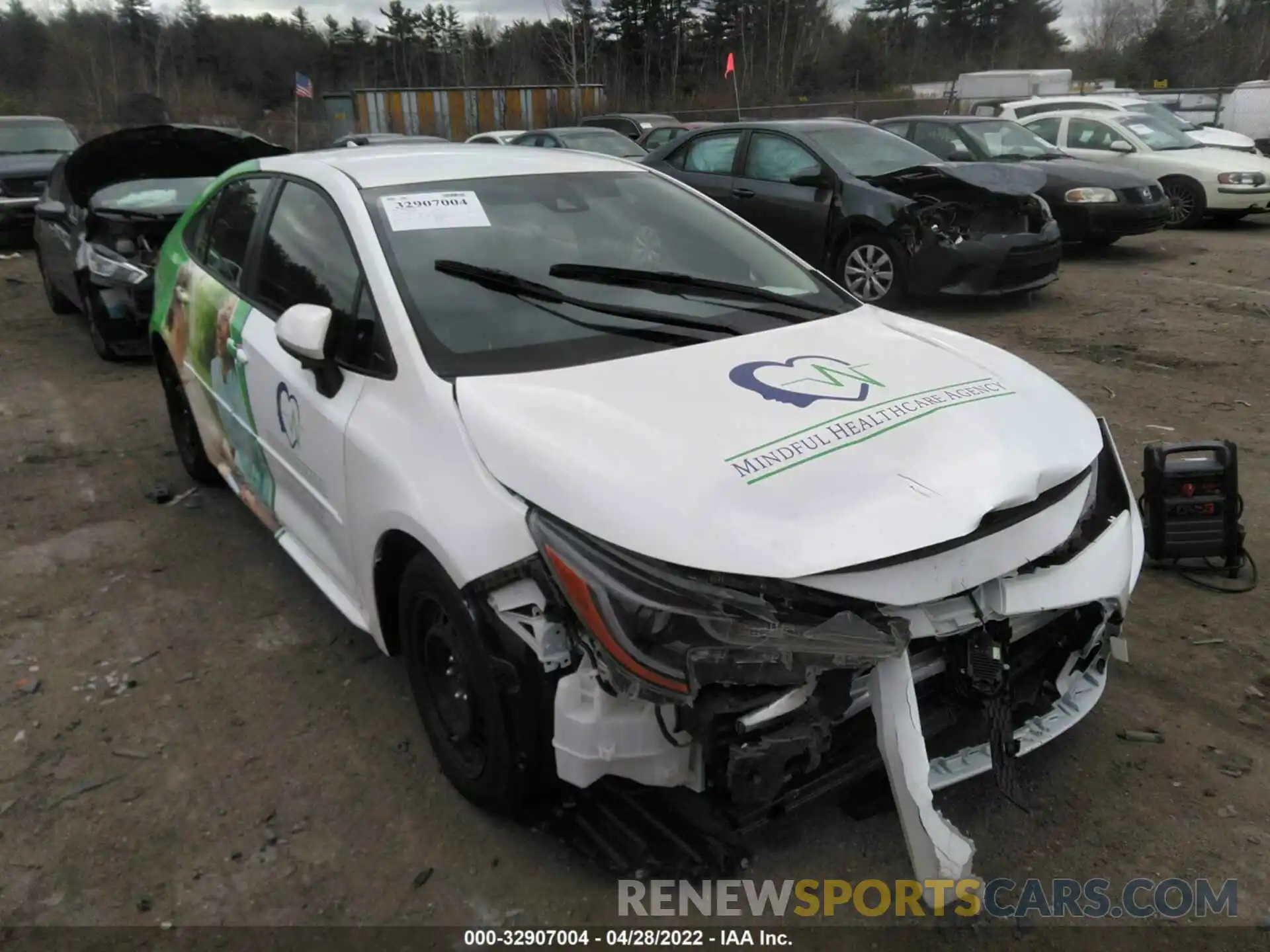 1 Photograph of a damaged car JTDEPMAE2NJ193126 TOYOTA COROLLA 2022