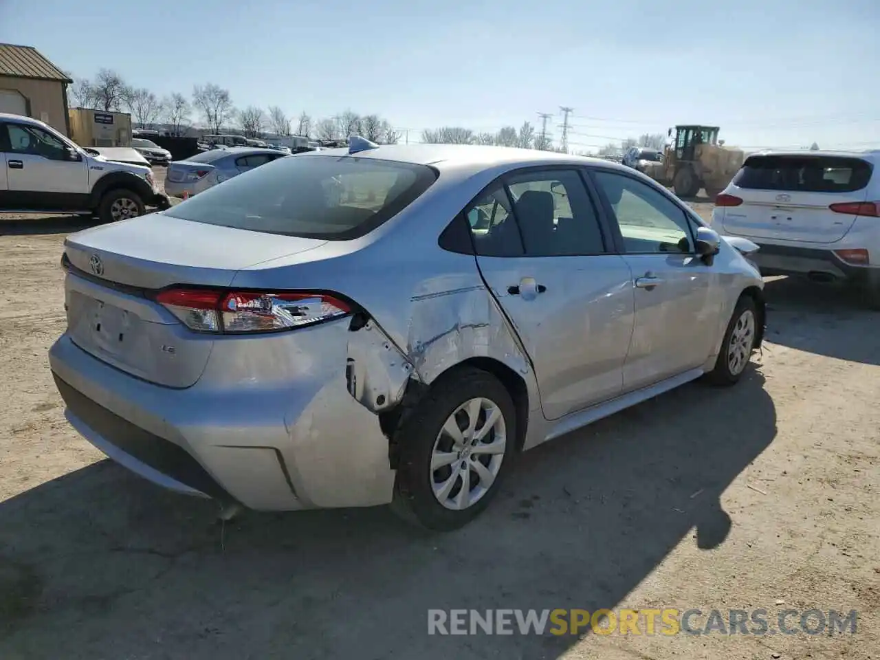 3 Photograph of a damaged car JTDEPMAE2NJ193370 TOYOTA COROLLA 2022