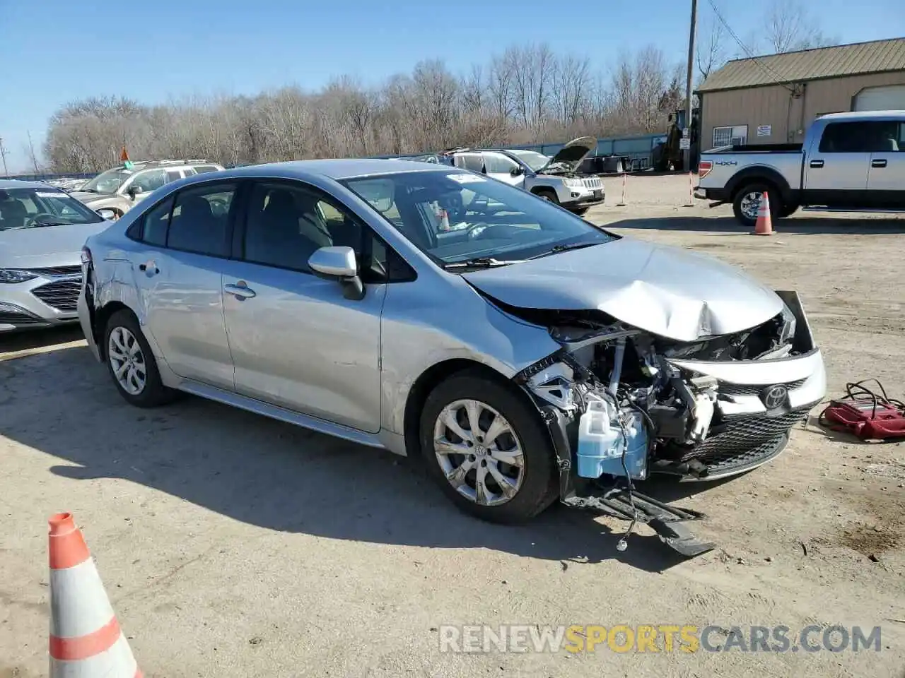 4 Photograph of a damaged car JTDEPMAE2NJ193370 TOYOTA COROLLA 2022