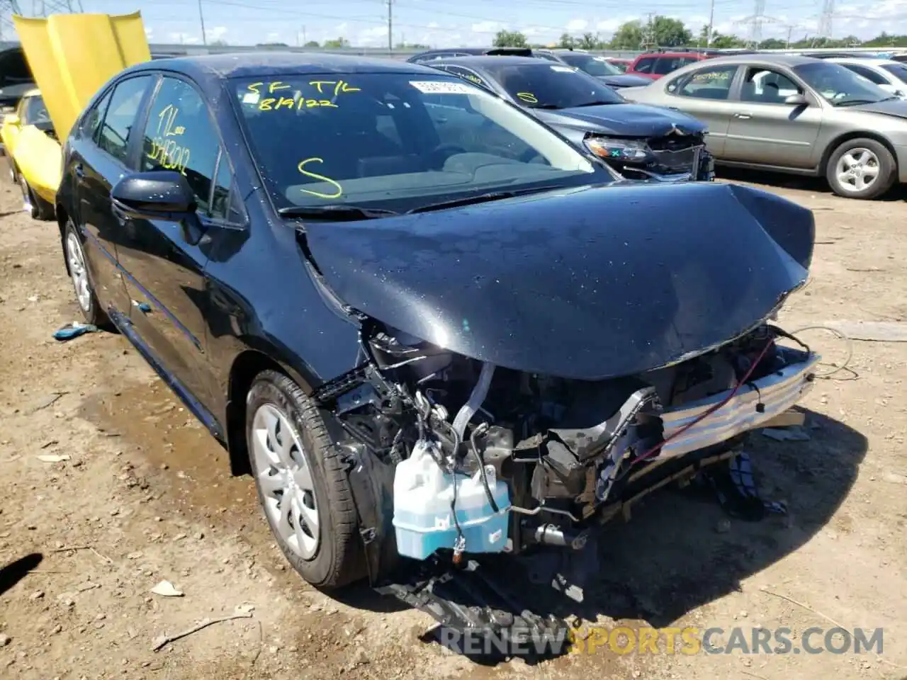 1 Photograph of a damaged car JTDEPMAE2NJ193725 TOYOTA COROLLA 2022