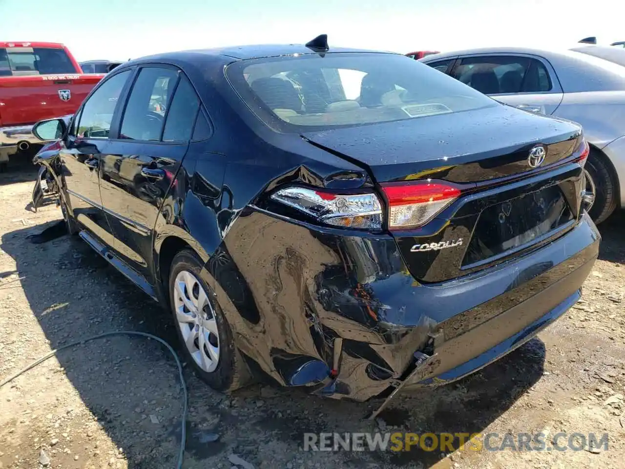 3 Photograph of a damaged car JTDEPMAE2NJ193725 TOYOTA COROLLA 2022