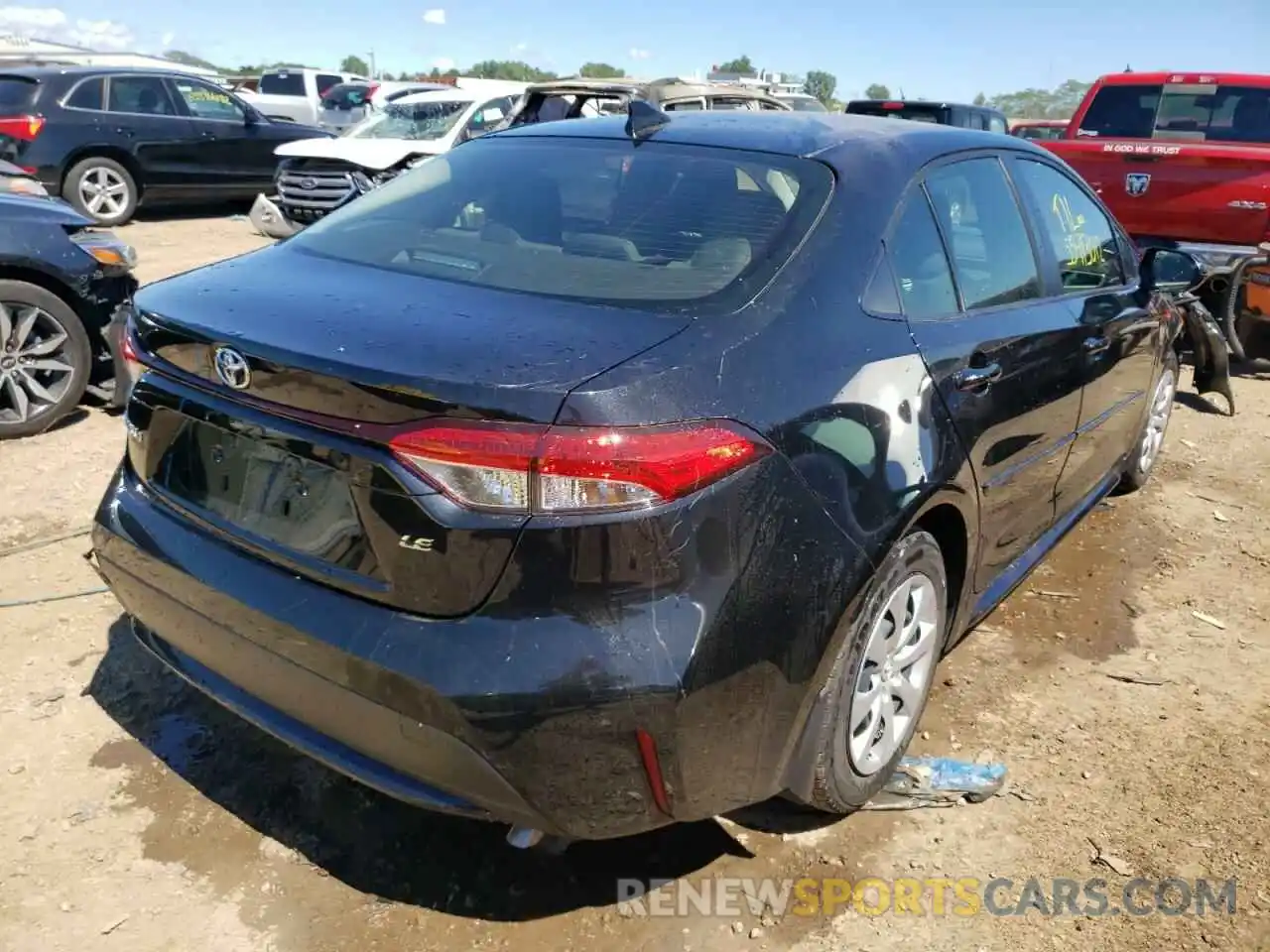 4 Photograph of a damaged car JTDEPMAE2NJ193725 TOYOTA COROLLA 2022