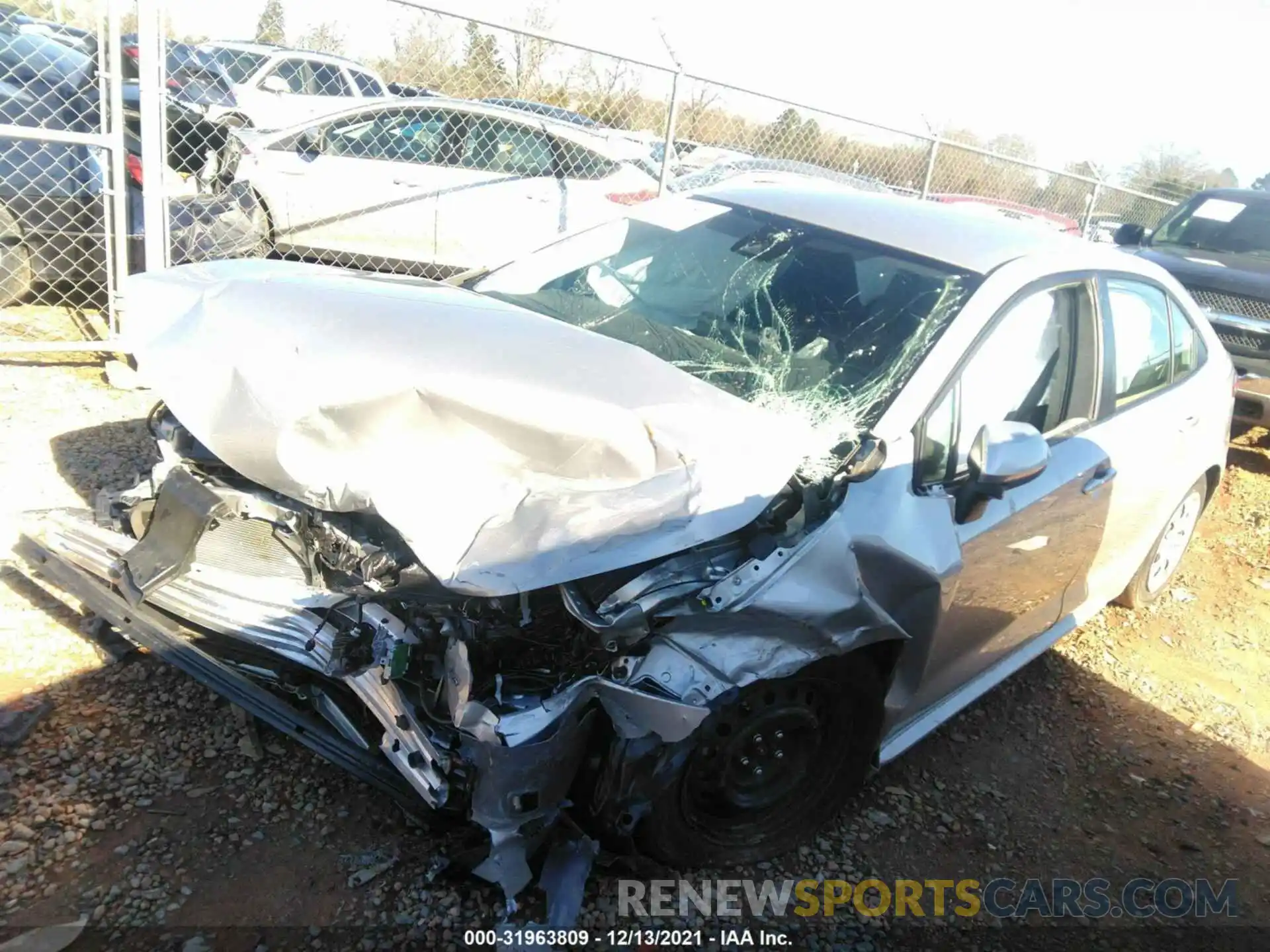 2 Photograph of a damaged car JTDEPMAE2NJ194079 TOYOTA COROLLA 2022