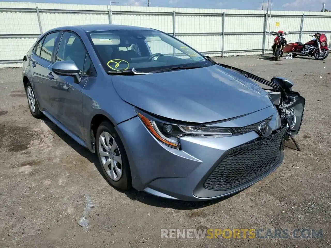 1 Photograph of a damaged car JTDEPMAE2NJ196558 TOYOTA COROLLA 2022