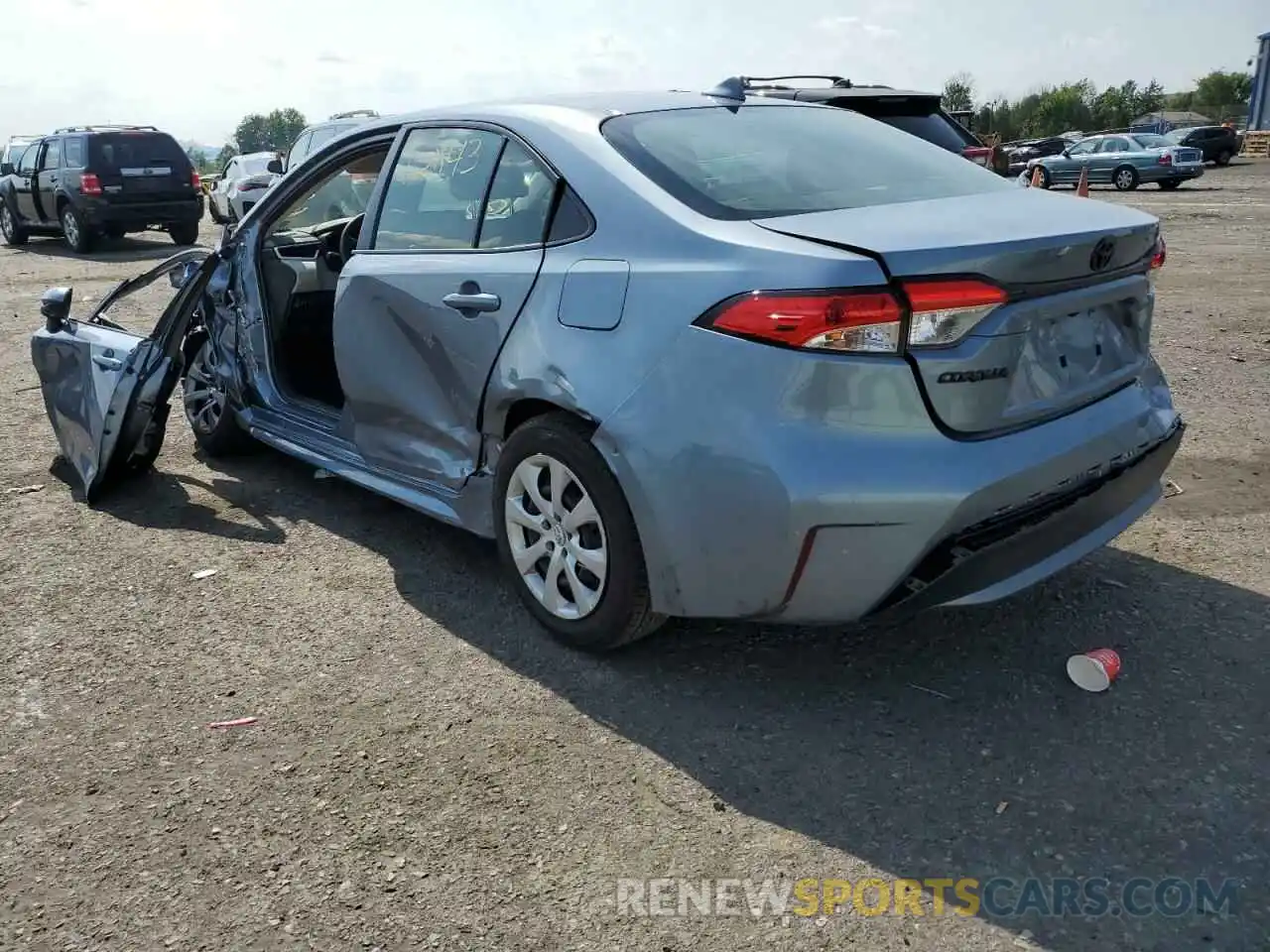 3 Photograph of a damaged car JTDEPMAE2NJ196558 TOYOTA COROLLA 2022