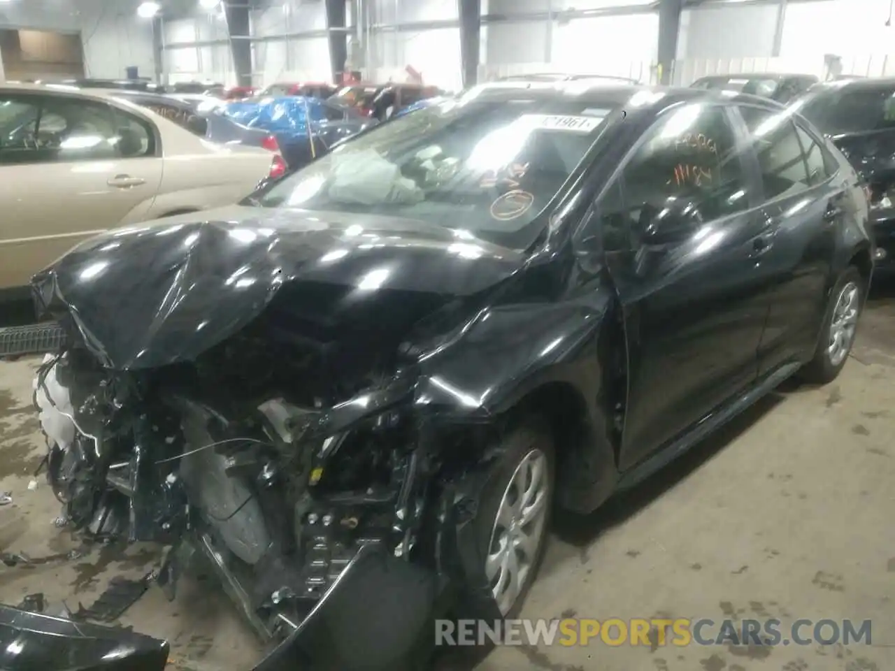 2 Photograph of a damaged car JTDEPMAE2NJ199136 TOYOTA COROLLA 2022