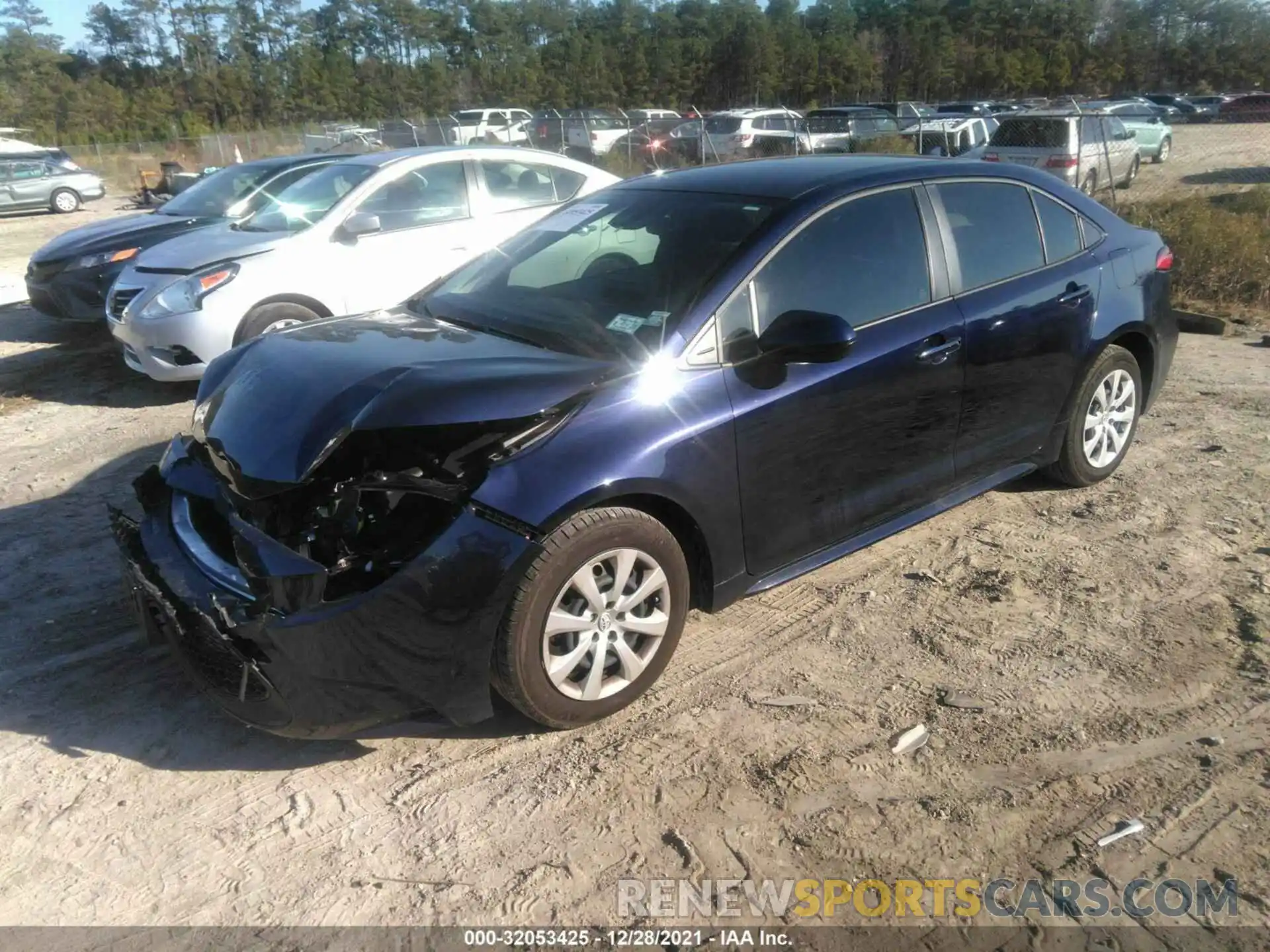 2 Photograph of a damaged car JTDEPMAE2NJ199265 TOYOTA COROLLA 2022