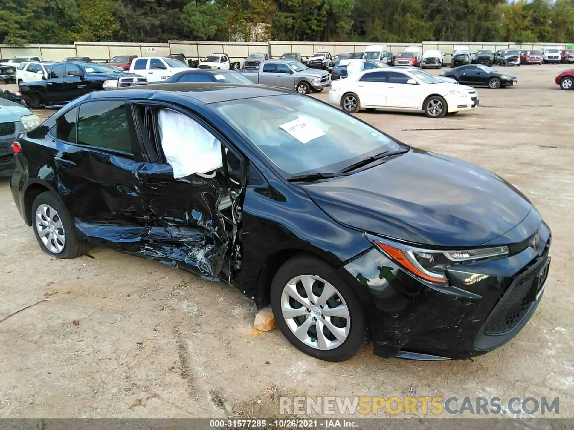 1 Photograph of a damaged car JTDEPMAE2NJ199279 TOYOTA COROLLA 2022