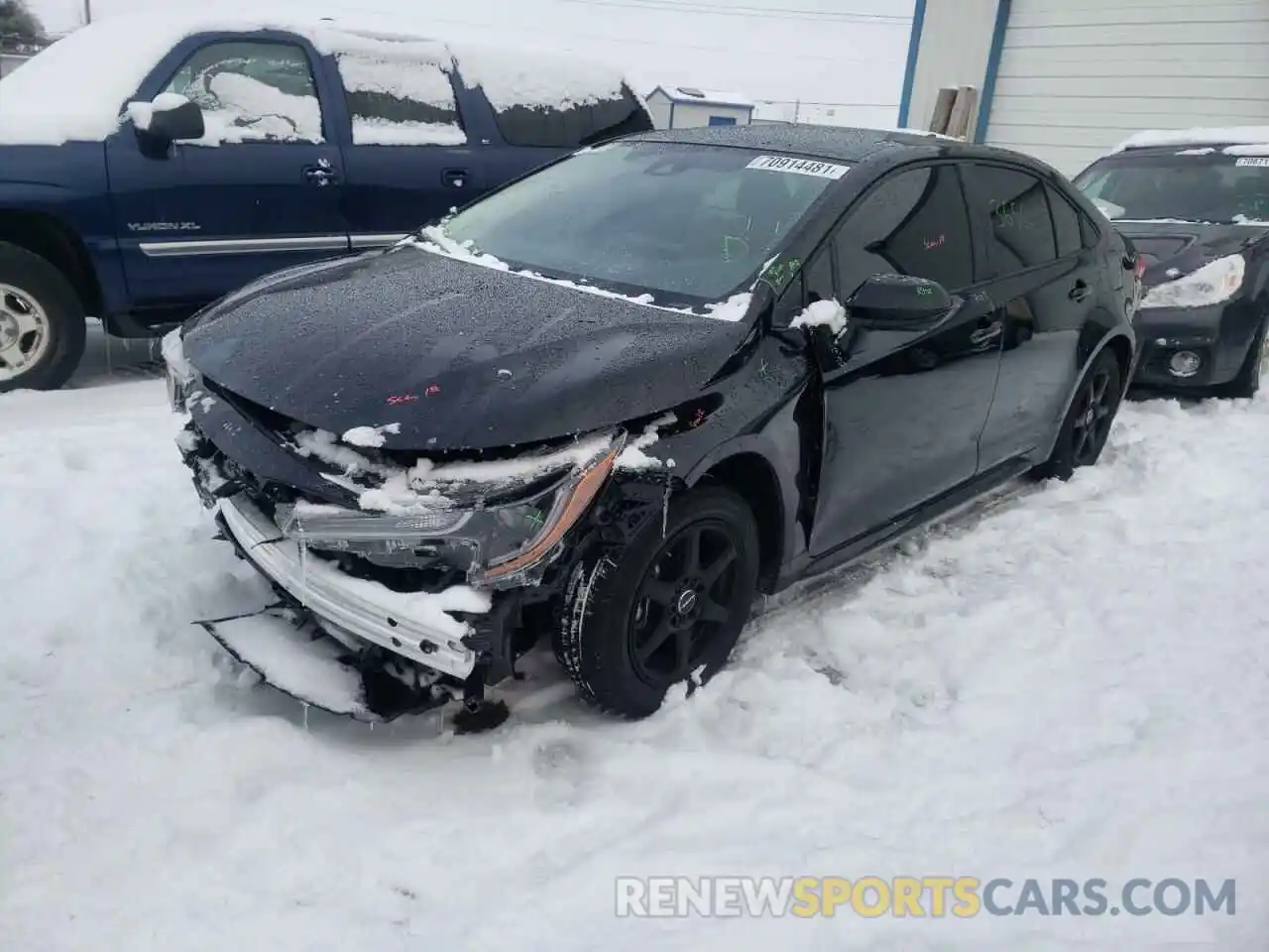 2 Photograph of a damaged car JTDEPMAE2NJ203119 TOYOTA COROLLA 2022