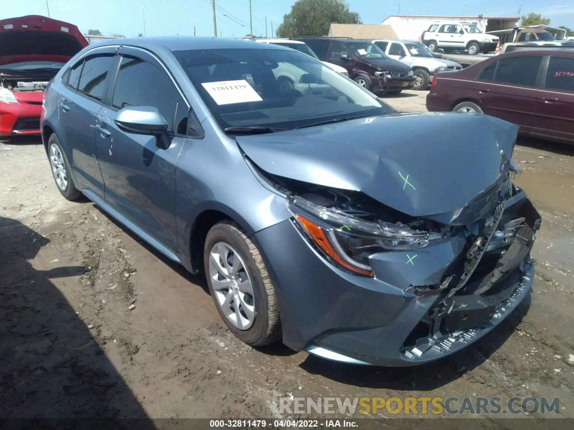 1 Photograph of a damaged car JTDEPMAE2NJ203265 TOYOTA COROLLA 2022