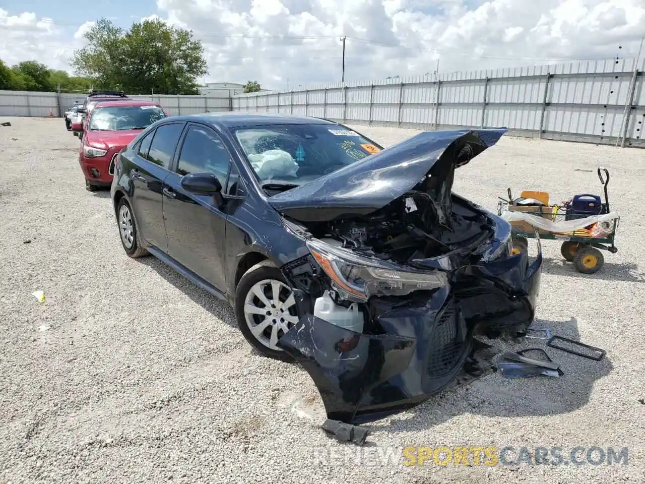 1 Photograph of a damaged car JTDEPMAE2NJ203315 TOYOTA COROLLA 2022