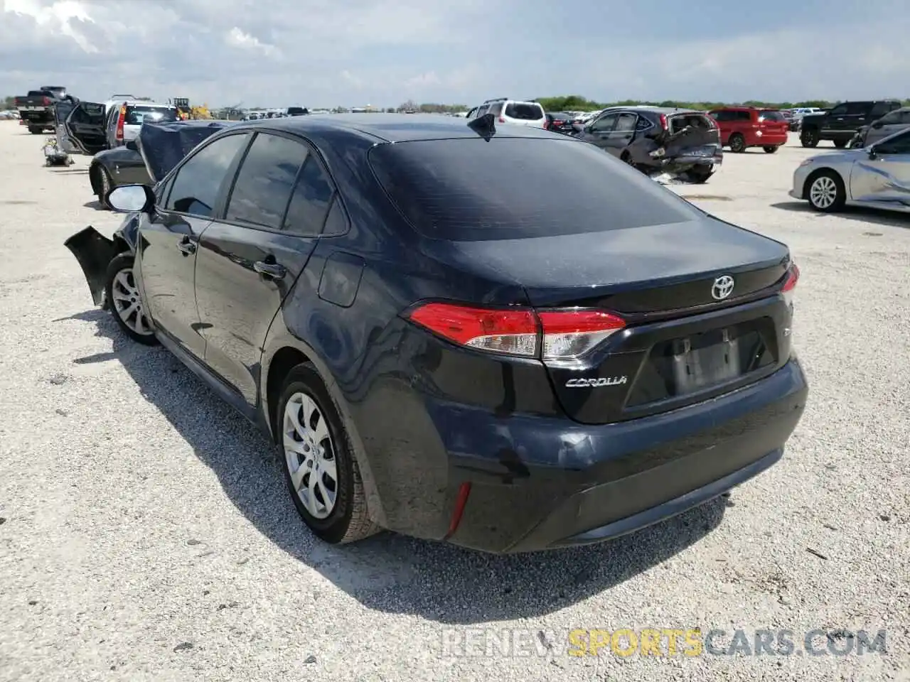 3 Photograph of a damaged car JTDEPMAE2NJ203315 TOYOTA COROLLA 2022