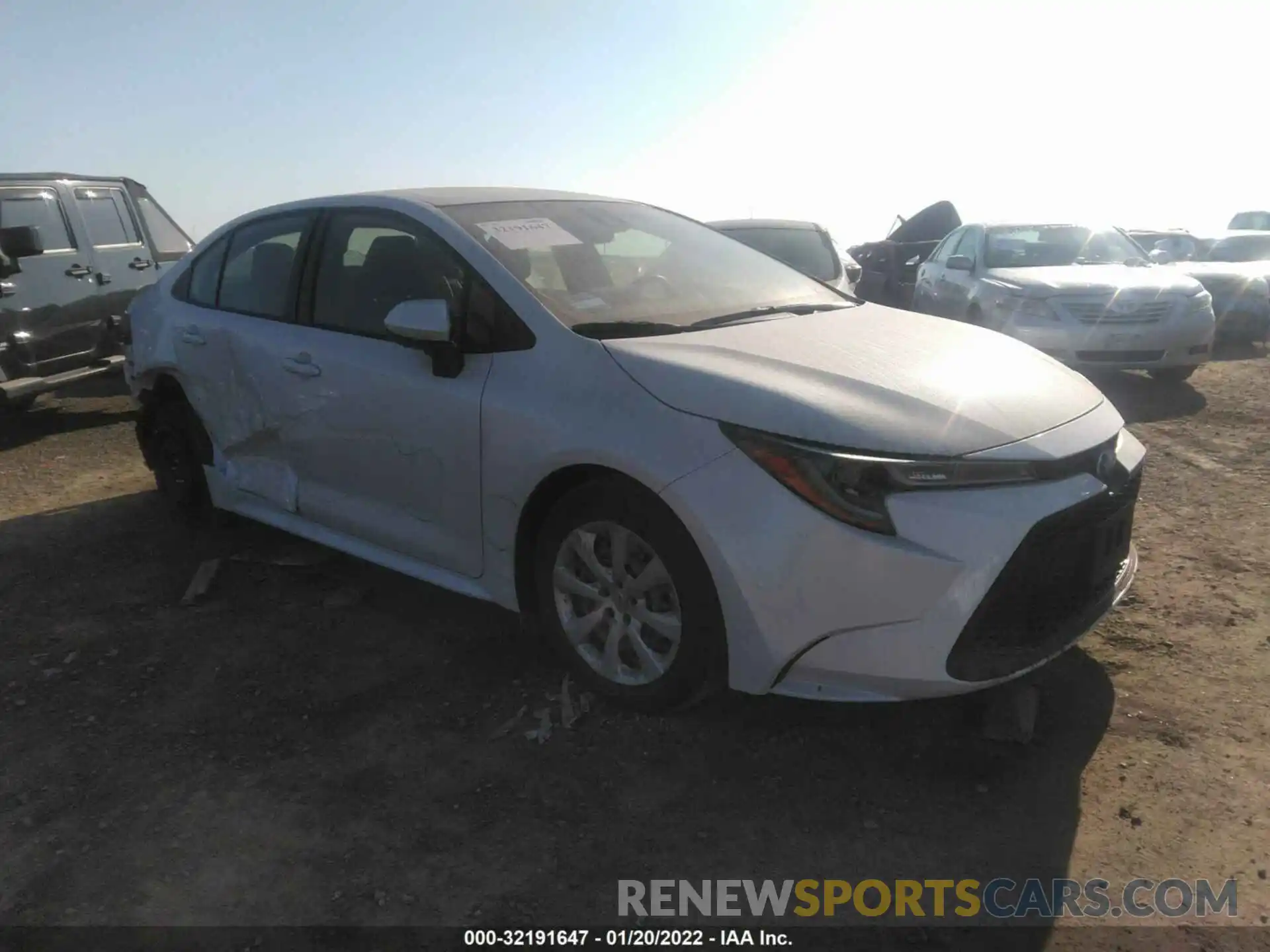 1 Photograph of a damaged car JTDEPMAE2NJ203671 TOYOTA COROLLA 2022