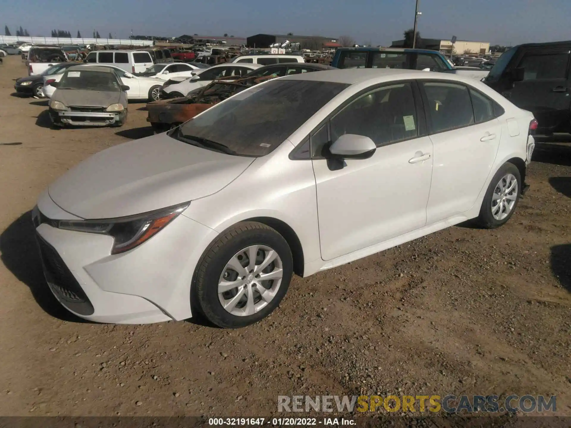 2 Photograph of a damaged car JTDEPMAE2NJ203671 TOYOTA COROLLA 2022