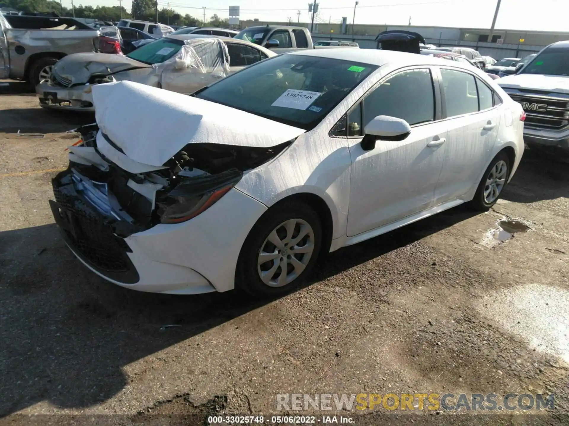 2 Photograph of a damaged car JTDEPMAE2NJ205338 TOYOTA COROLLA 2022