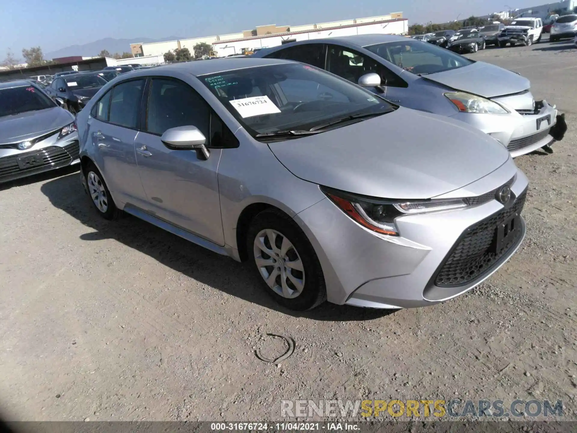 1 Photograph of a damaged car JTDEPMAE2NJ205517 TOYOTA COROLLA 2022