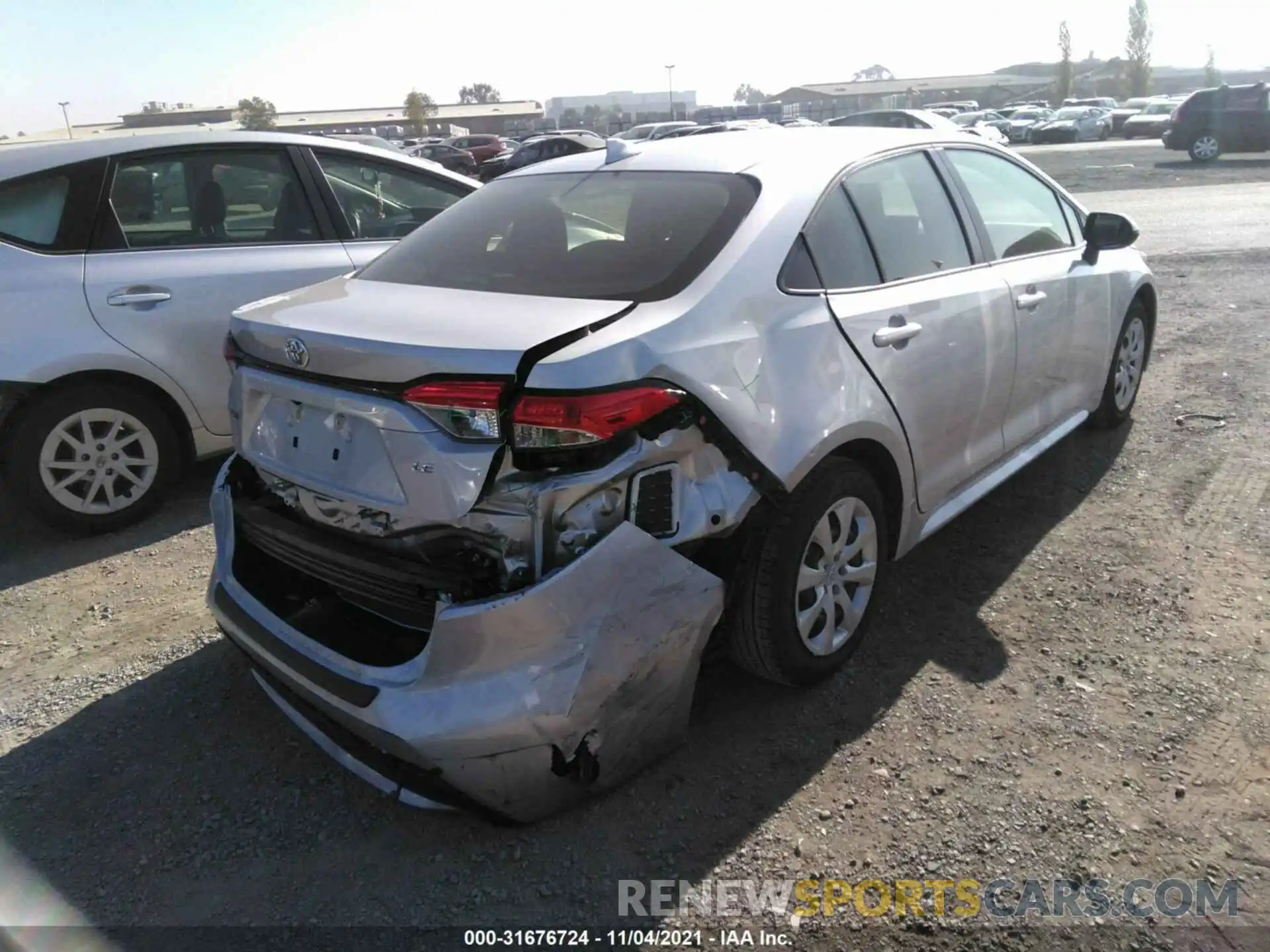 4 Photograph of a damaged car JTDEPMAE2NJ205517 TOYOTA COROLLA 2022