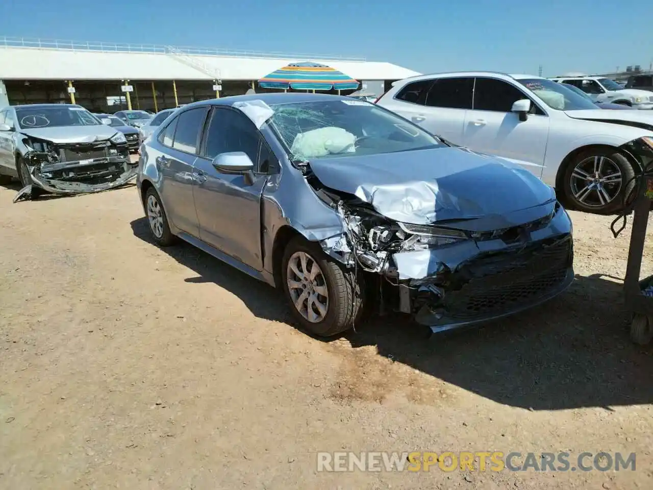 1 Photograph of a damaged car JTDEPMAE2NJ210460 TOYOTA COROLLA 2022