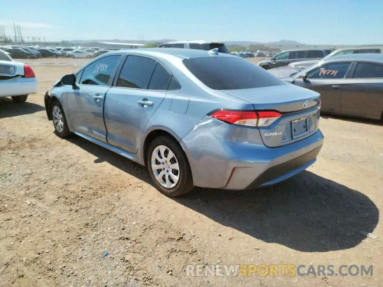 3 Photograph of a damaged car JTDEPMAE2NJ210460 TOYOTA COROLLA 2022